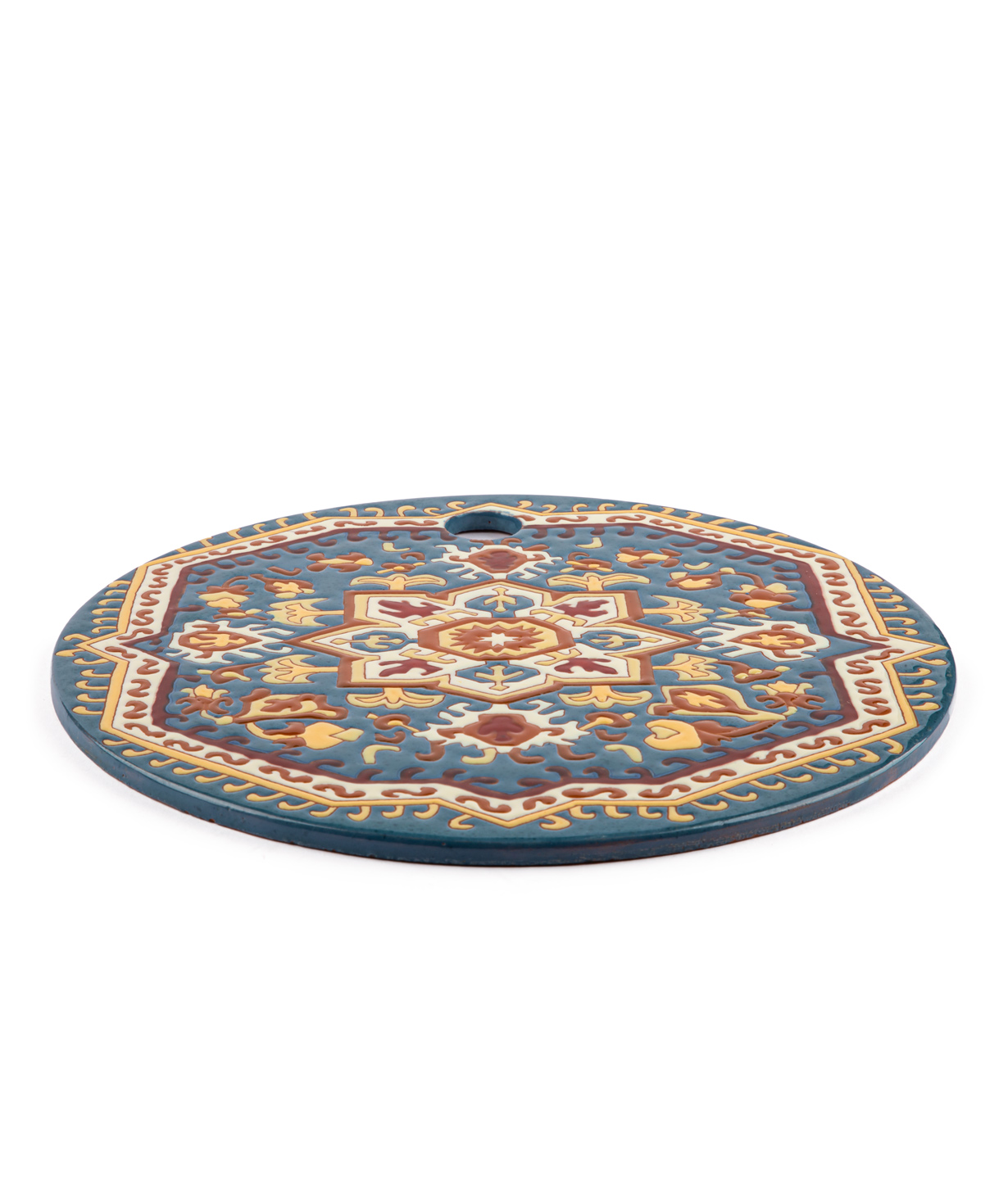 Сервировочная тарелка `ManeTiles` декоративная, керамическая №16