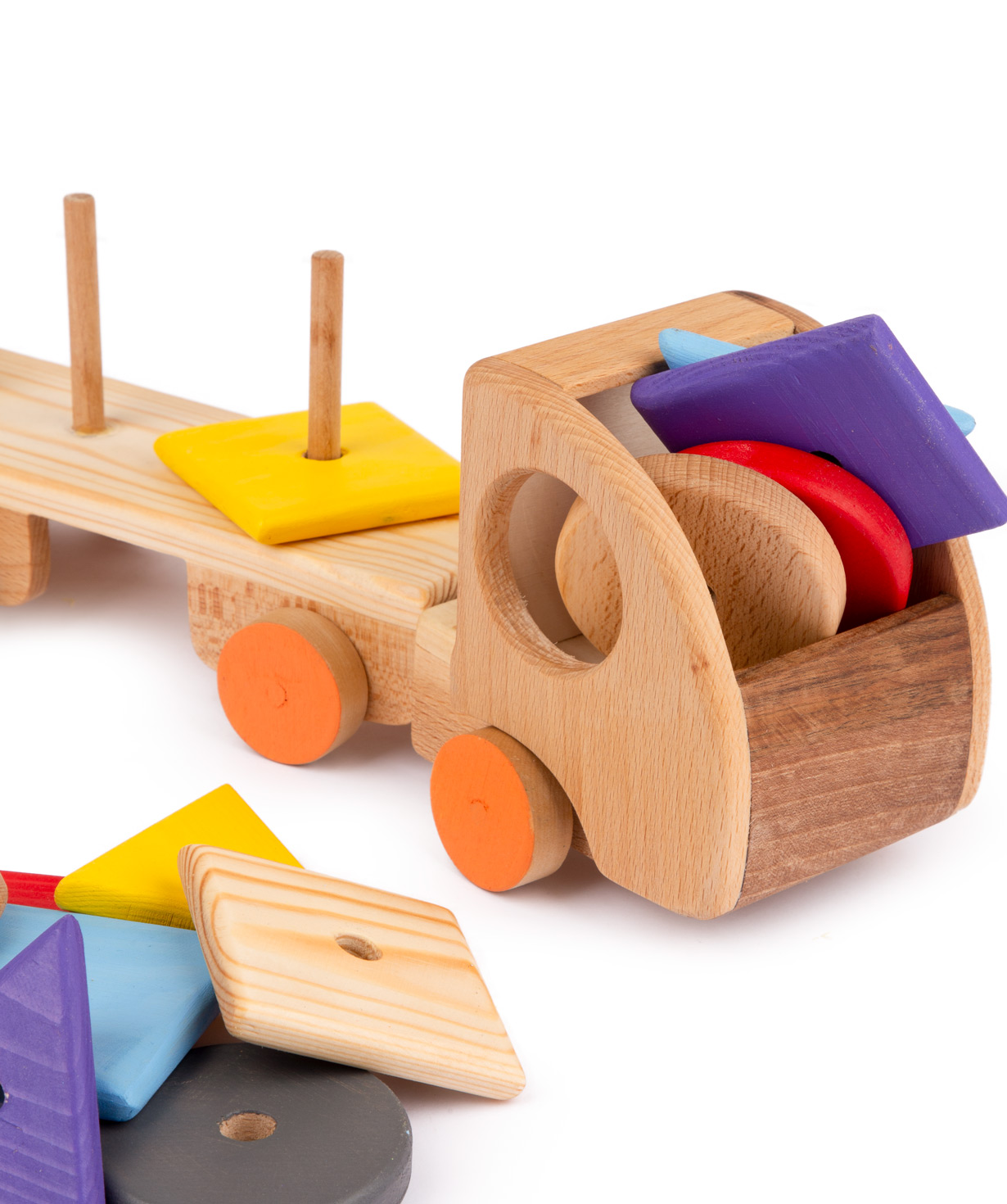 Toy `I'm wooden toys` car, wooden №7