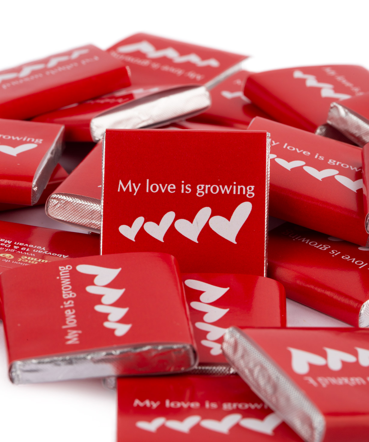 Подарочная коробка `Gourme Dourme` My love is growing, с шоколадными конфетами