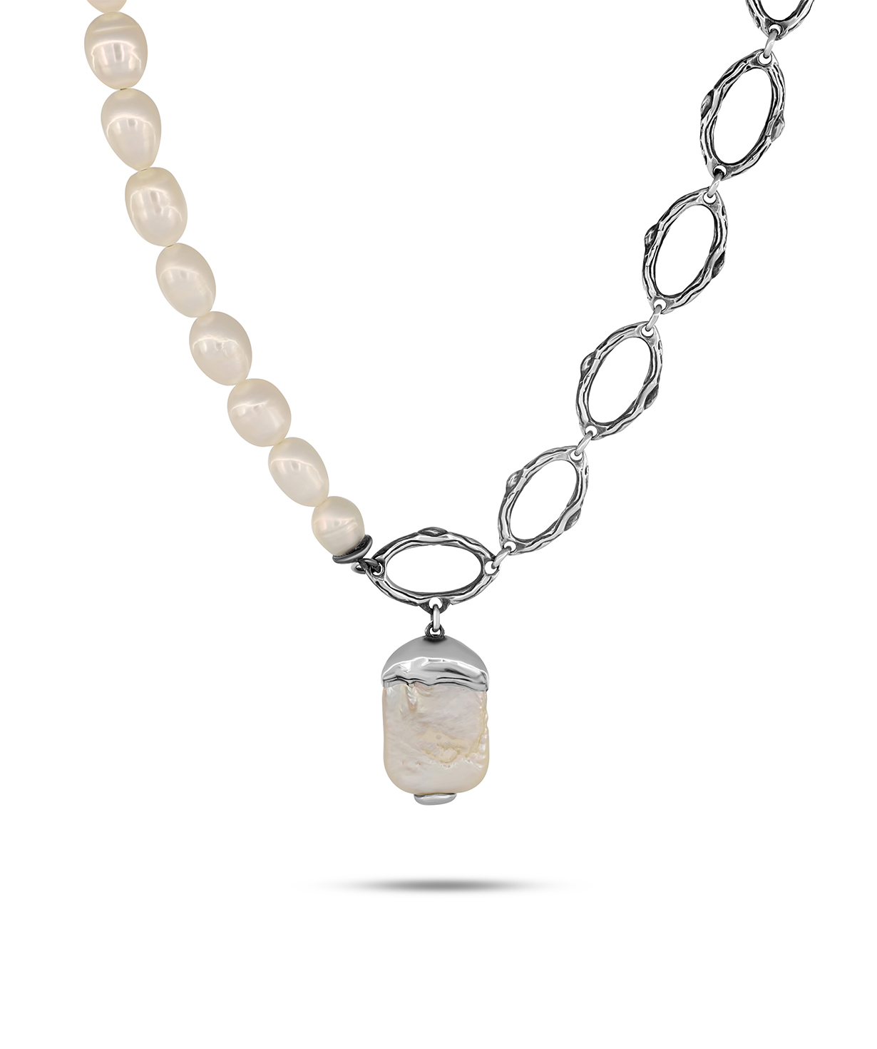 Վզնոց «DF Project» արծաթյա №54