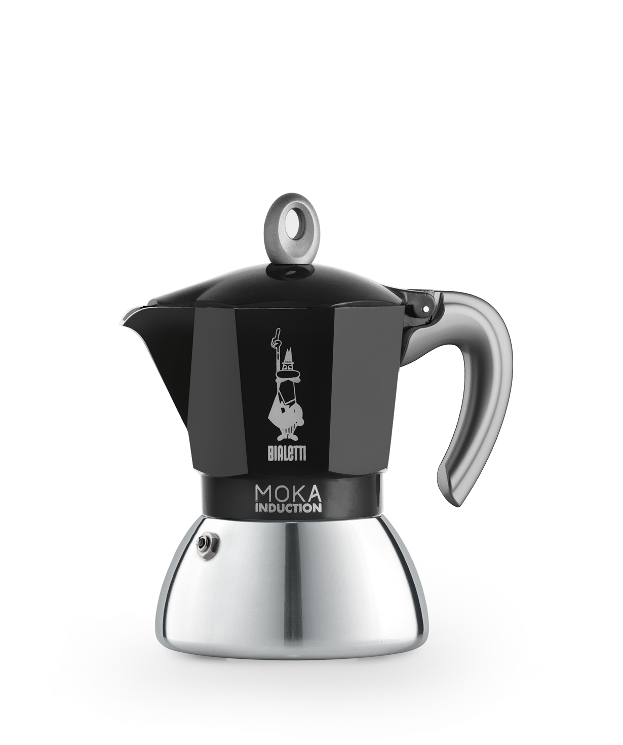Кофеварка «Bialetti» Moka Induction Black, 4 чашки
