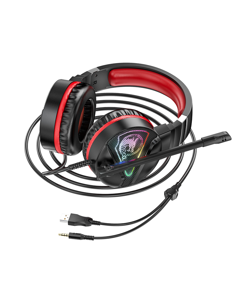 Game headphones ''HOCO W104'' red