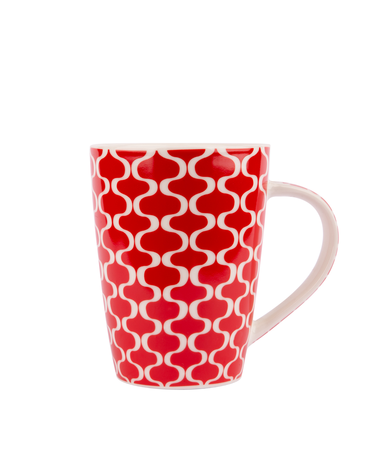 Porcelain cup PE-11298 350 ml red