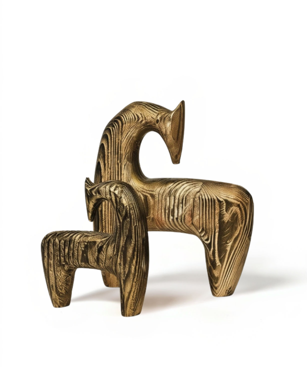 Wooden decorative horses №1