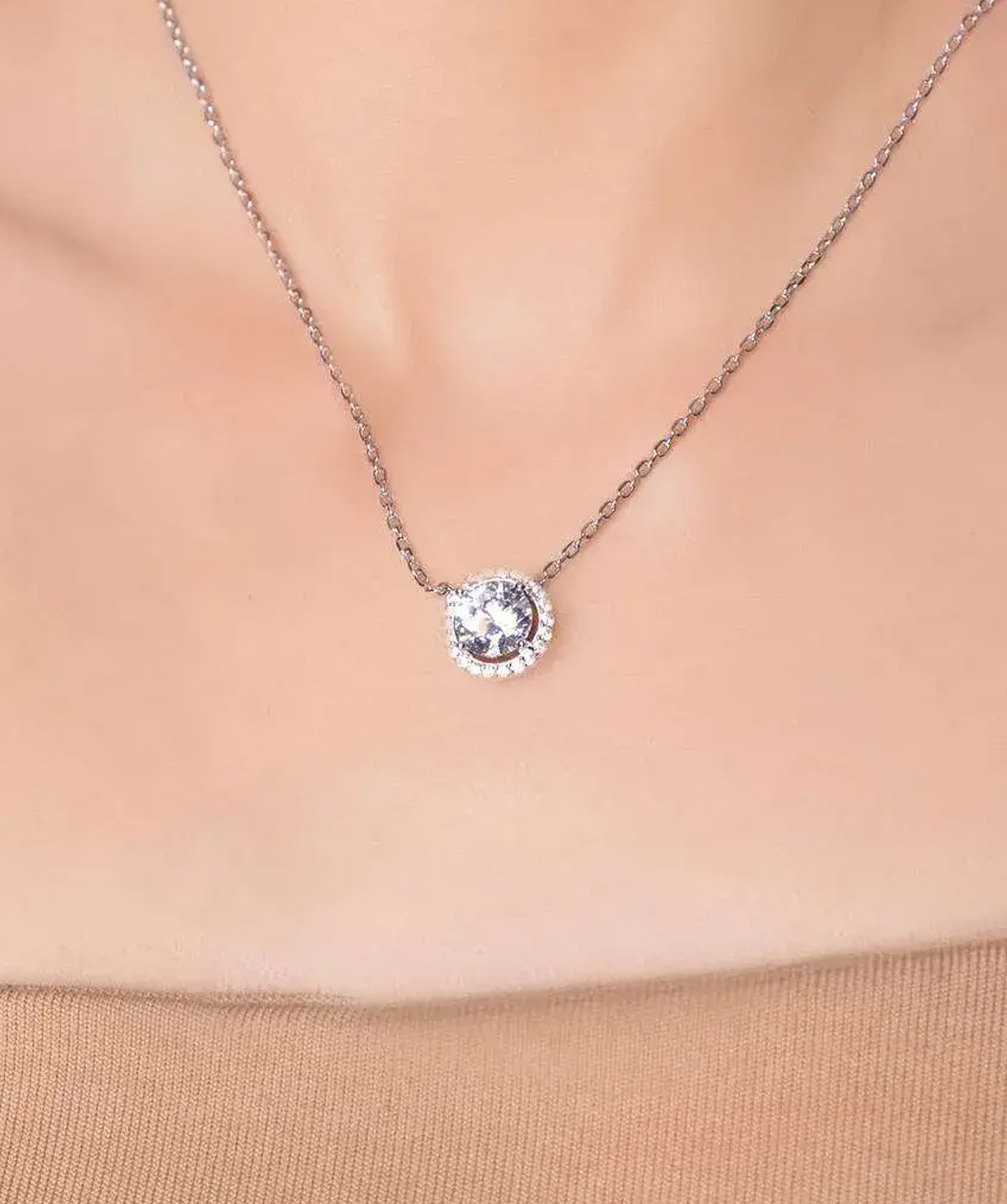 Silver necklace «SiaMoods» SN259