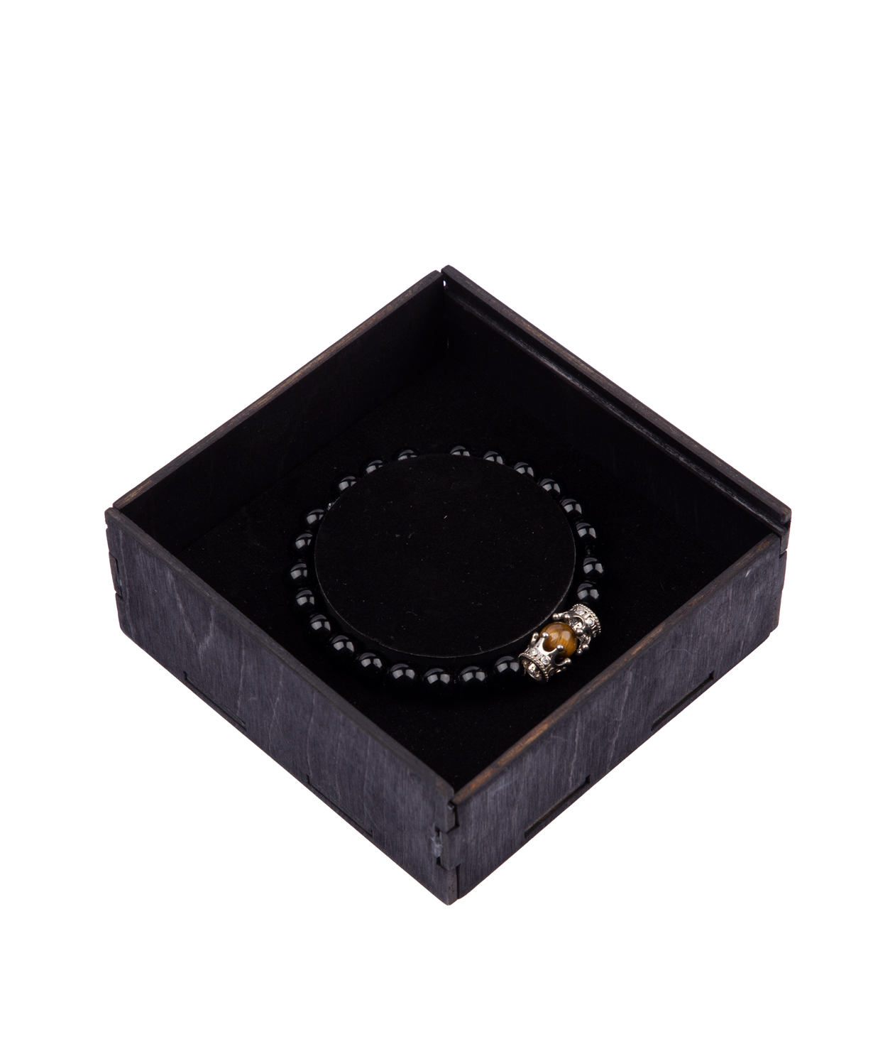 Mens bracelet  with natural stones