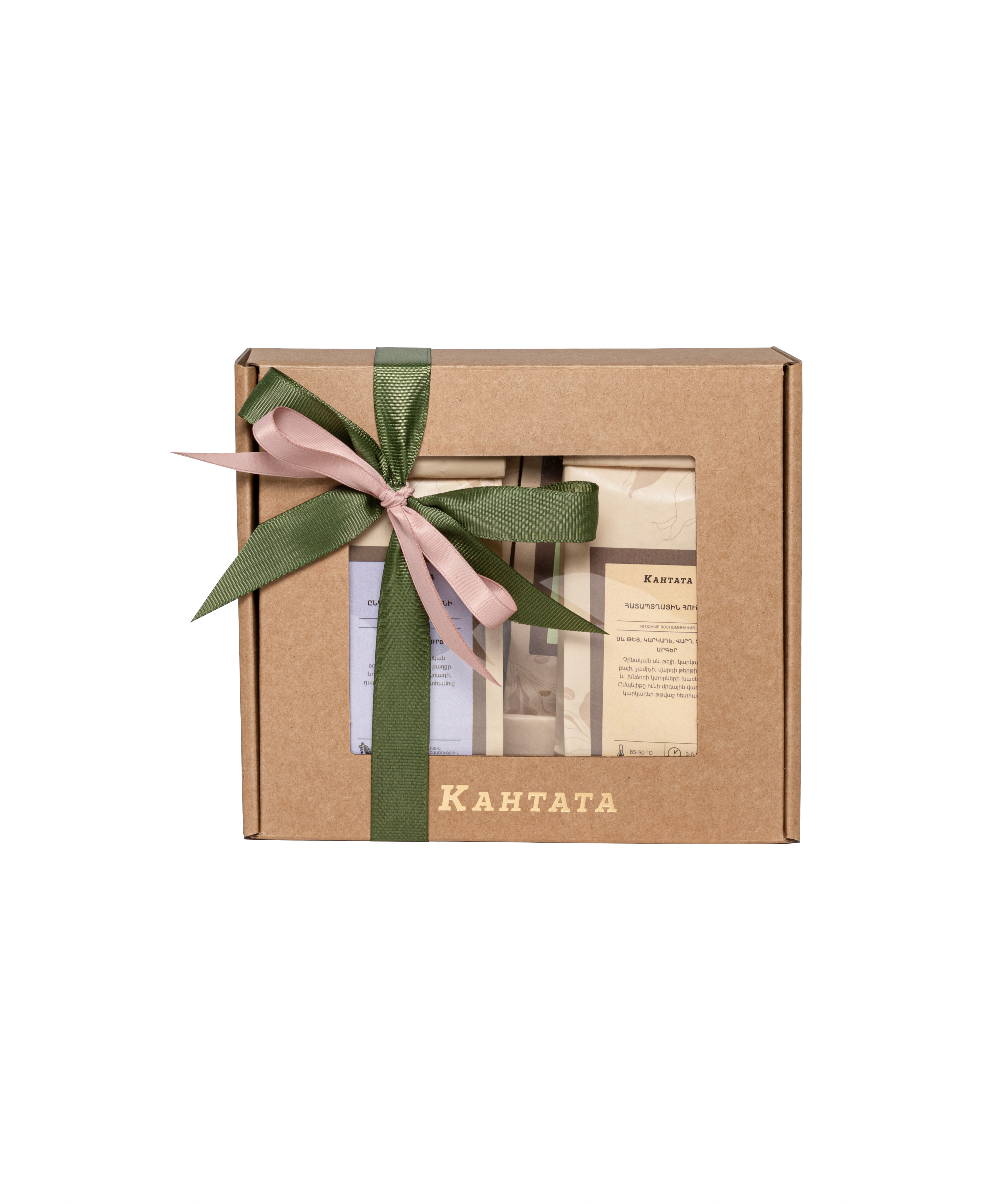 Подарочная коробка «Cantata» с кофе и чаем №40