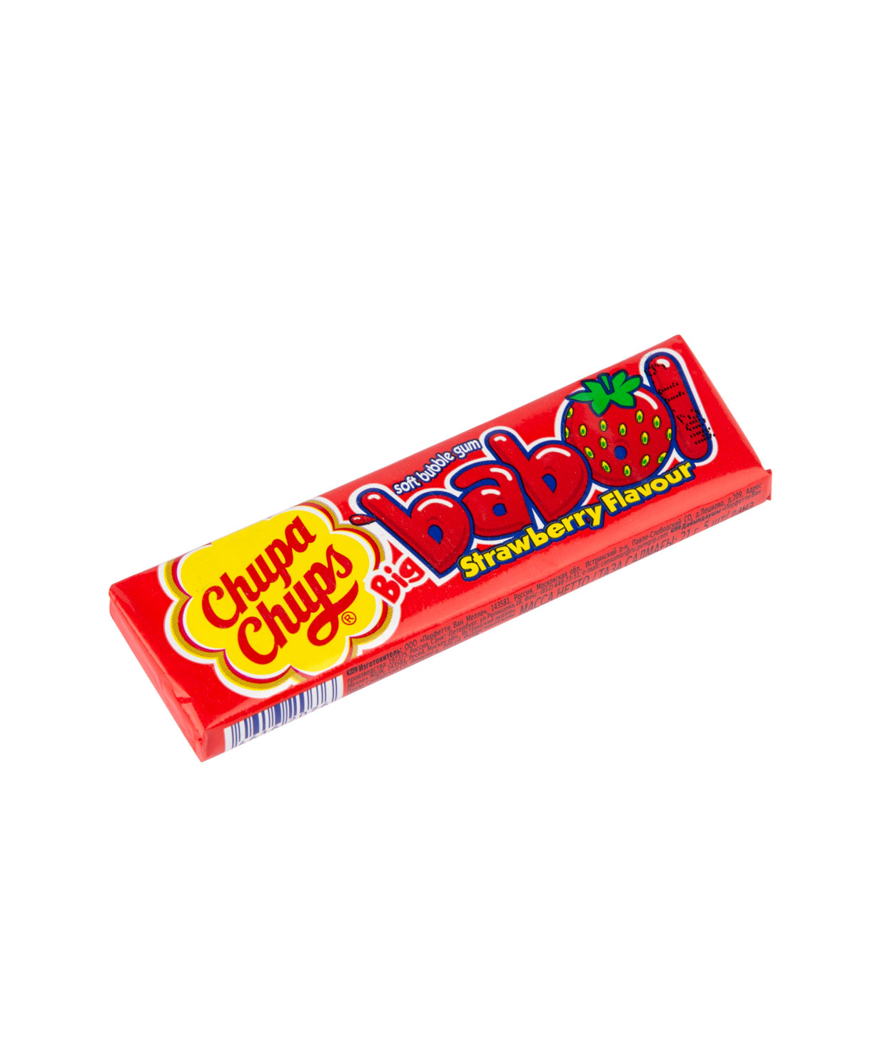 Chewing gum `Chupa Chups Big Babol` strawberry 22.5 g