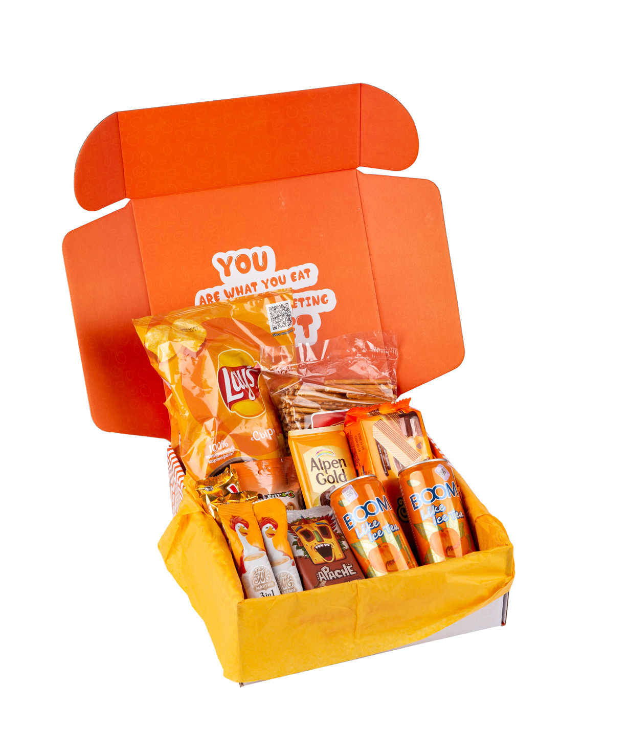 Подарочная коробка «Color Party» Оранжевая