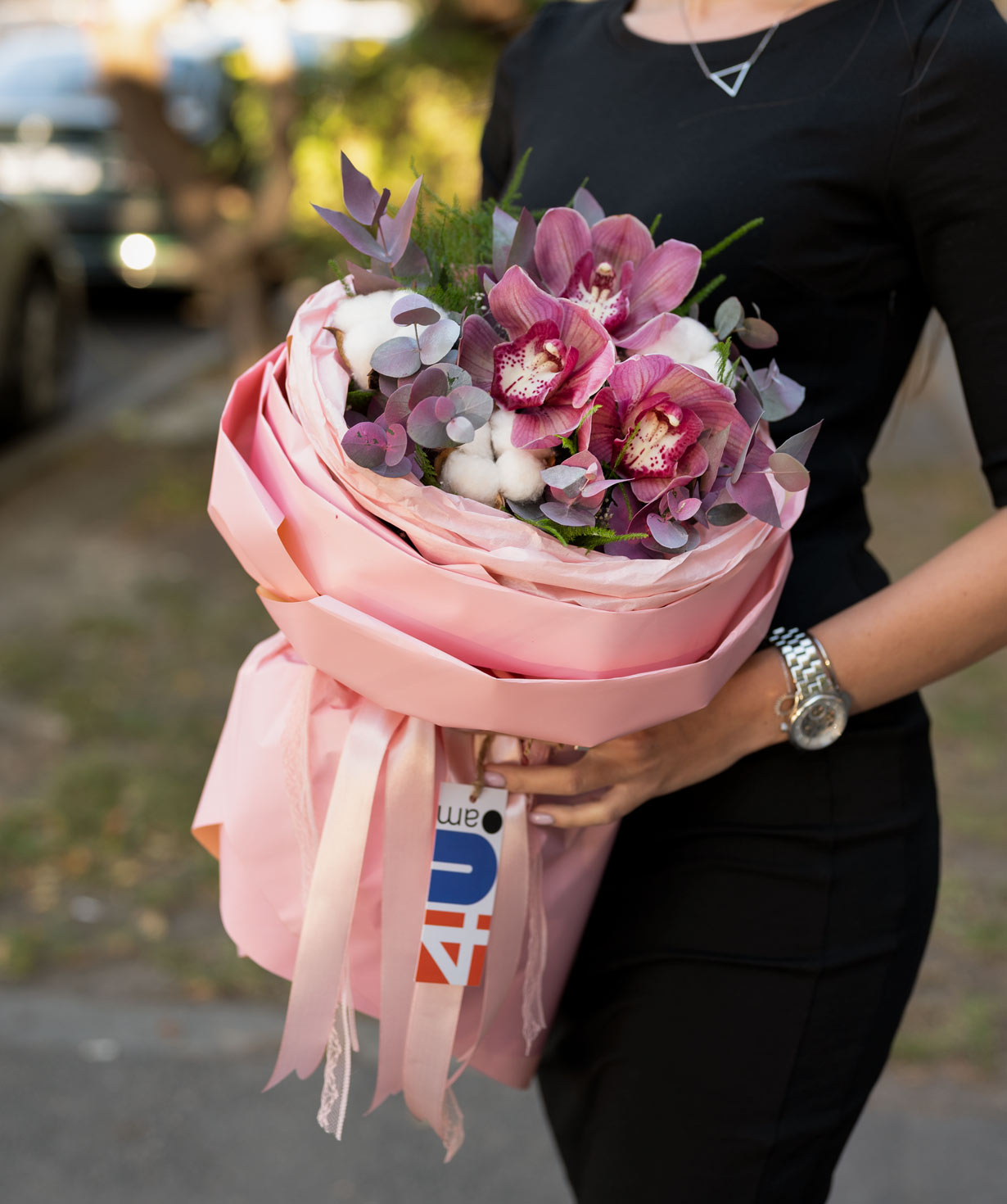 Bouquet «Icaria» with orchids