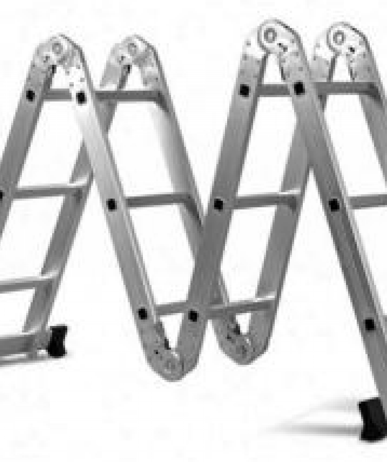 ALUMINIUM STAIRS UNIVERSAL 5656 4-FINGER 4X4 4,7M