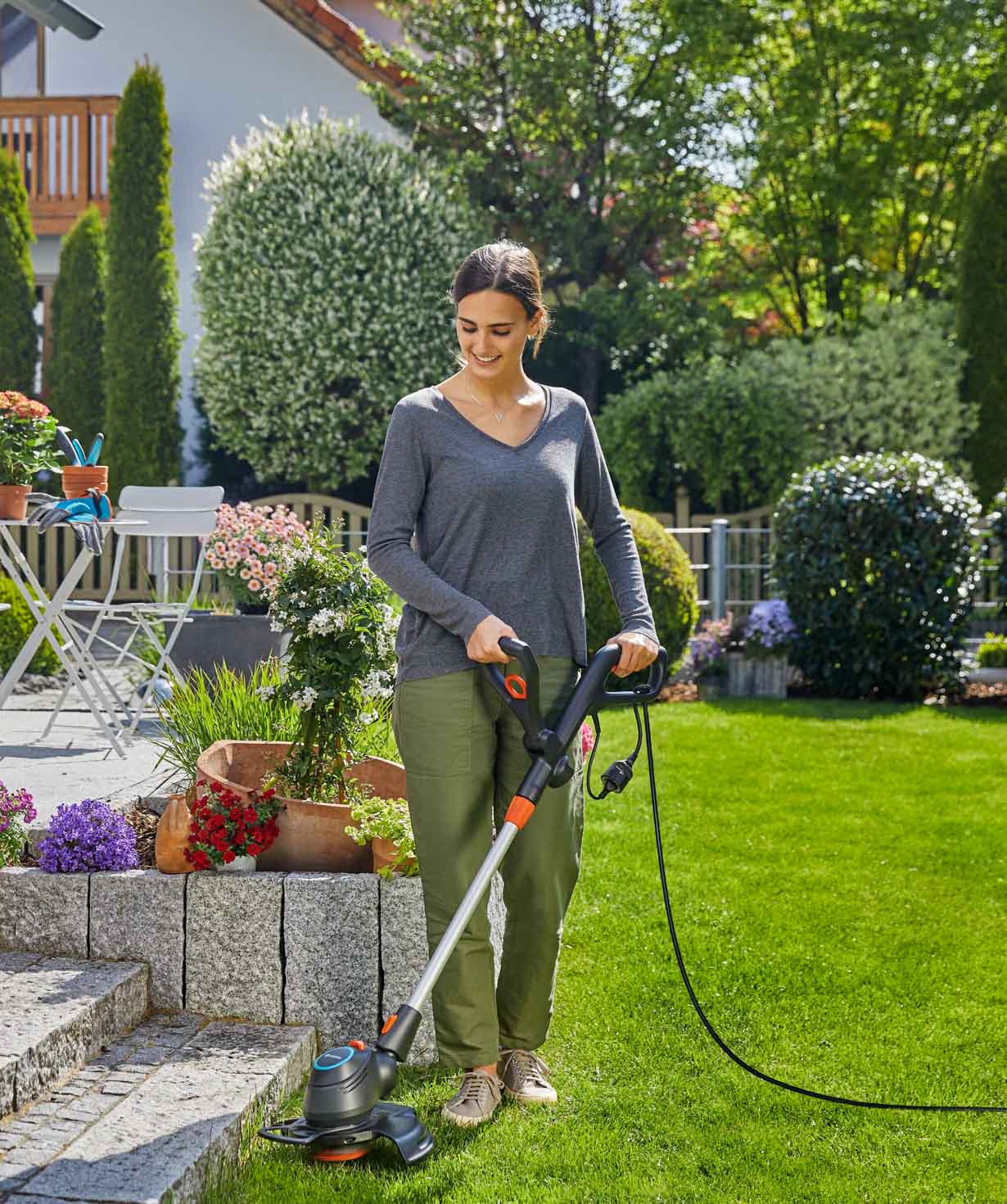 Էլեկտրական խոտհնձիչ «Gardena» ComfortCut, 550/28