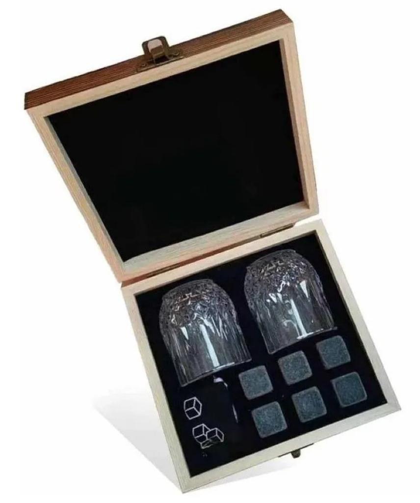 Whiskey set «Creative Gifts» with glasses and cooling stones