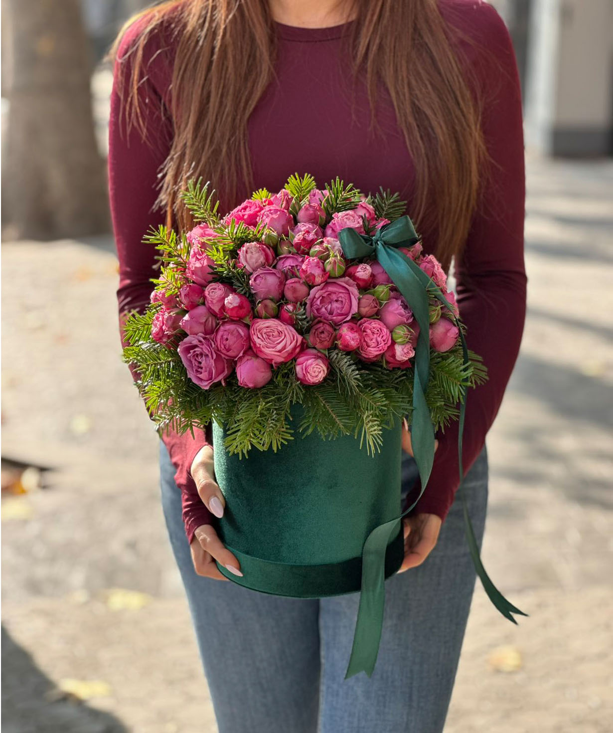 Composition «Cataleya» with spray roses №96