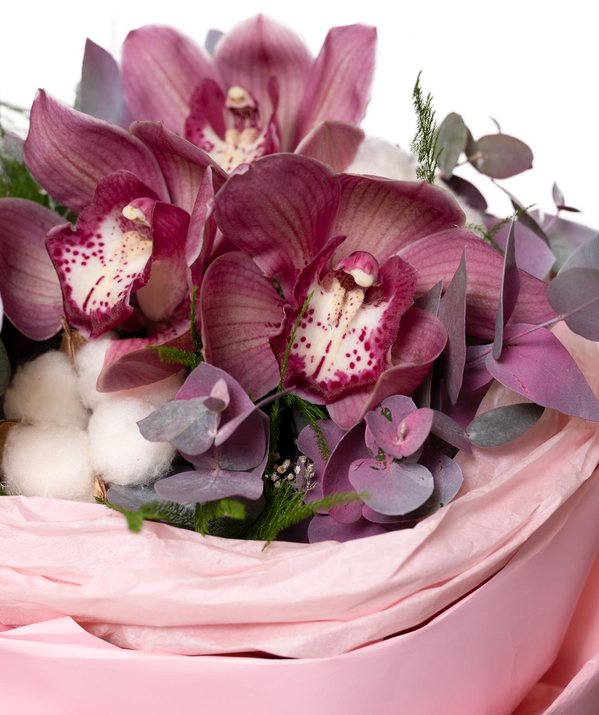 Букет «Икария» с орхидеями