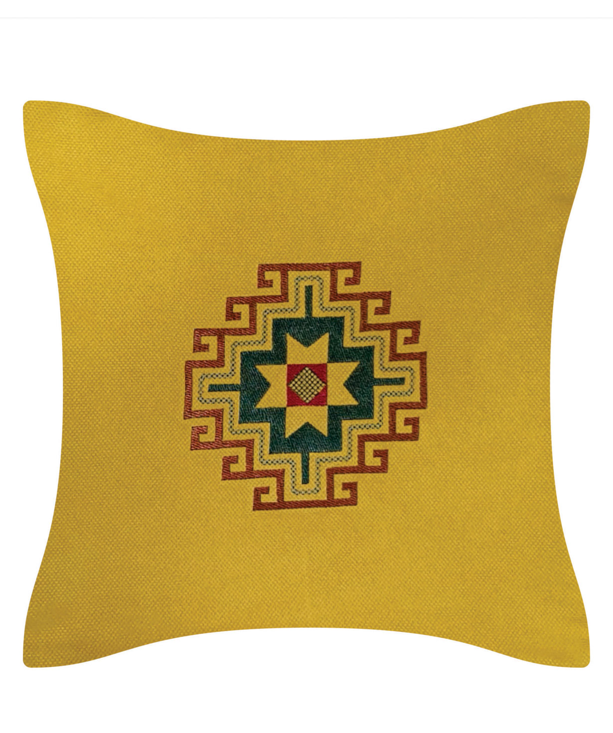 Pillow `Miskaryan heritage` embroidered with Armenian ornament №33