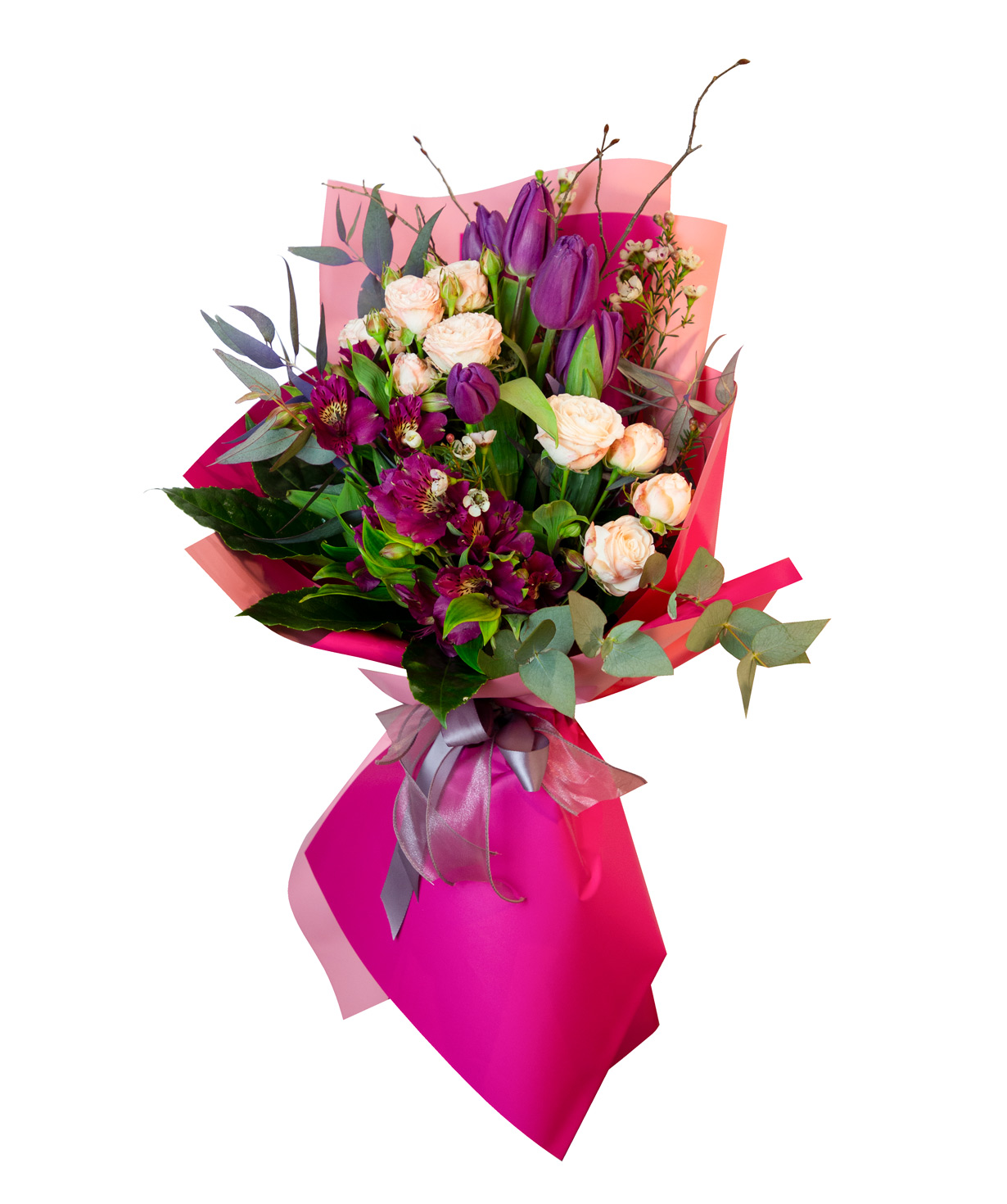 Bouquet ''Keynes'' with spray roses