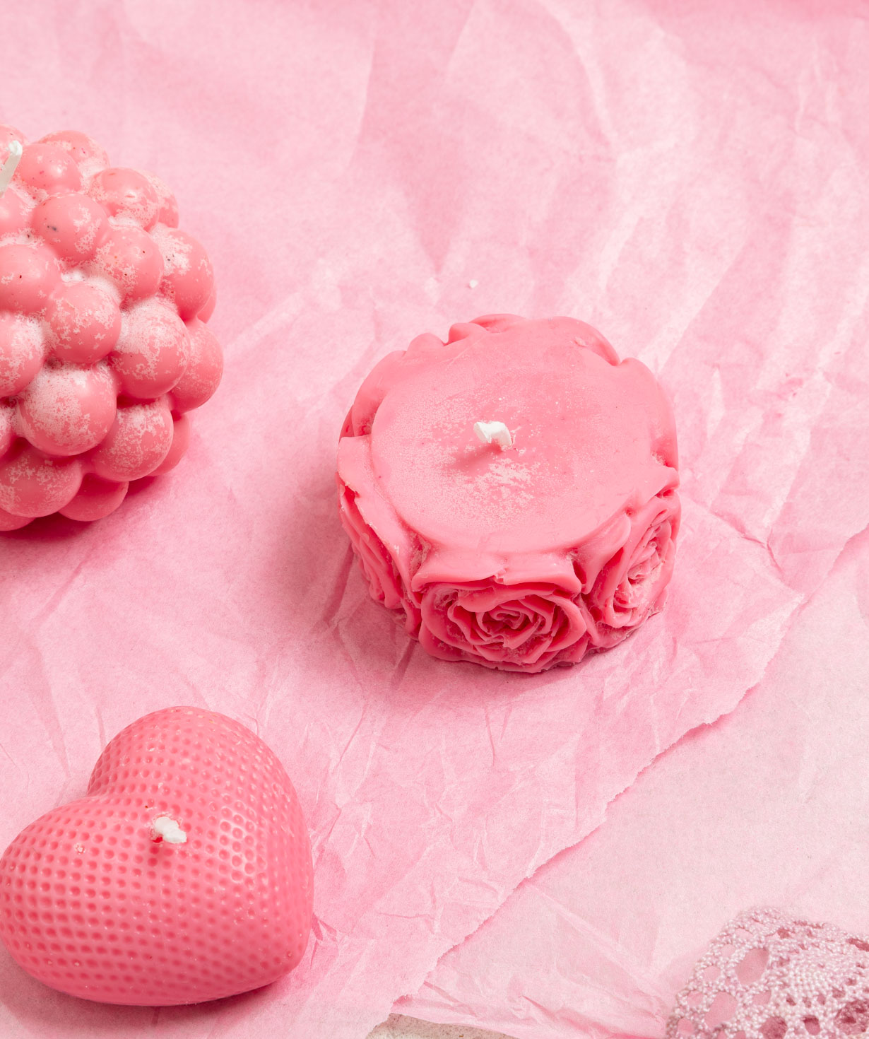 Candle set «Pink Collection»