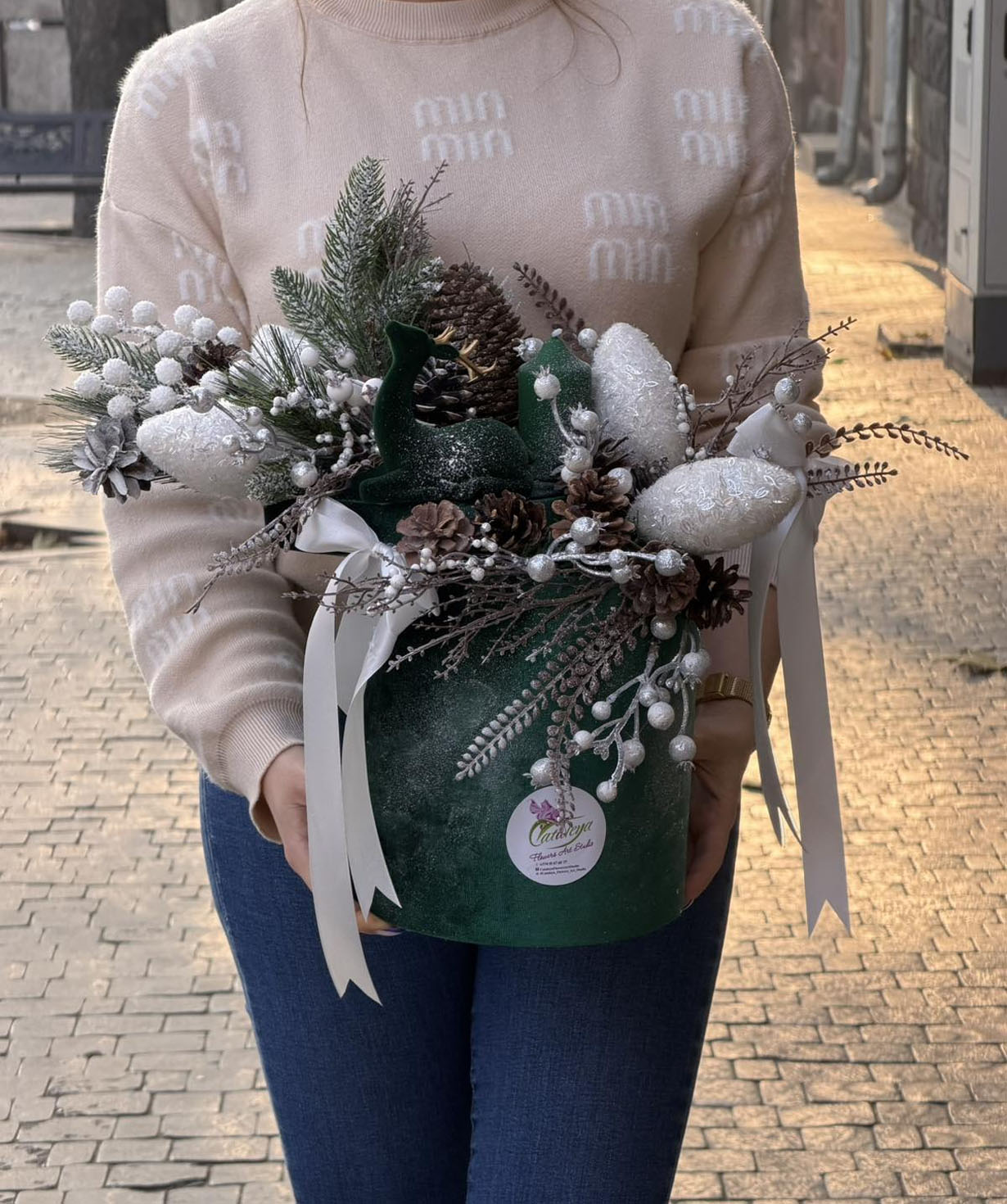 New Year's composition «Cataleya» №108