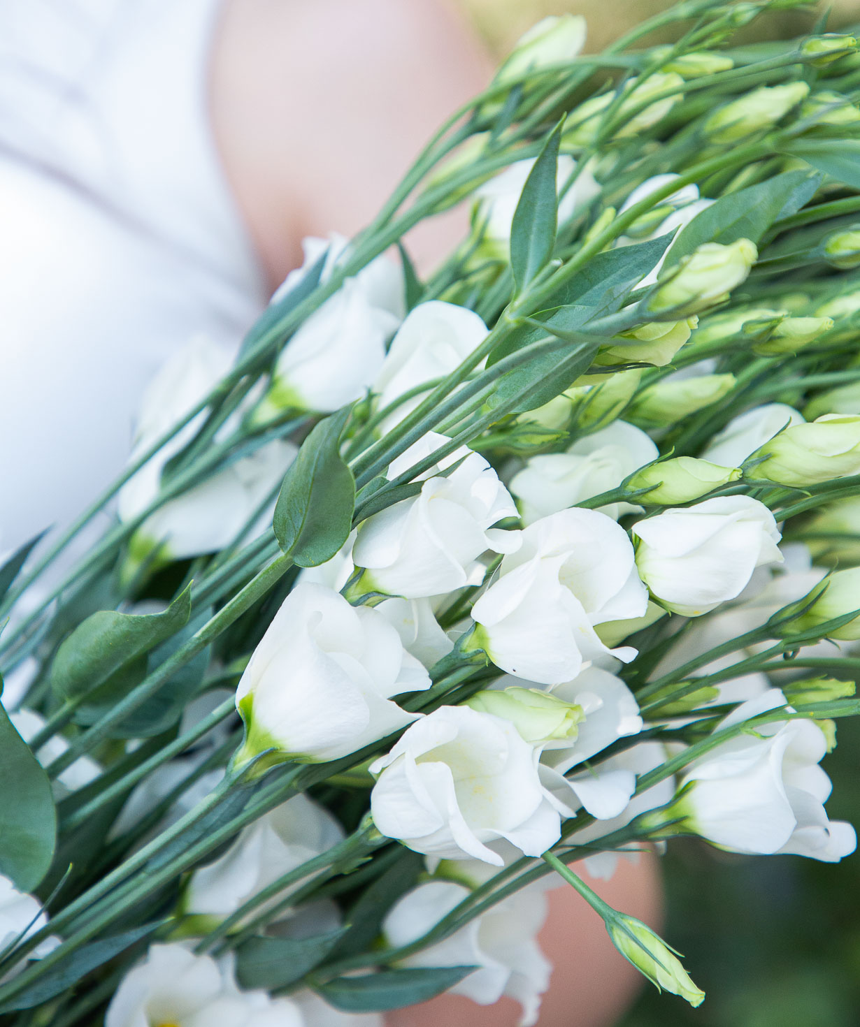Bouquet ''Calanna'' with lisianthus