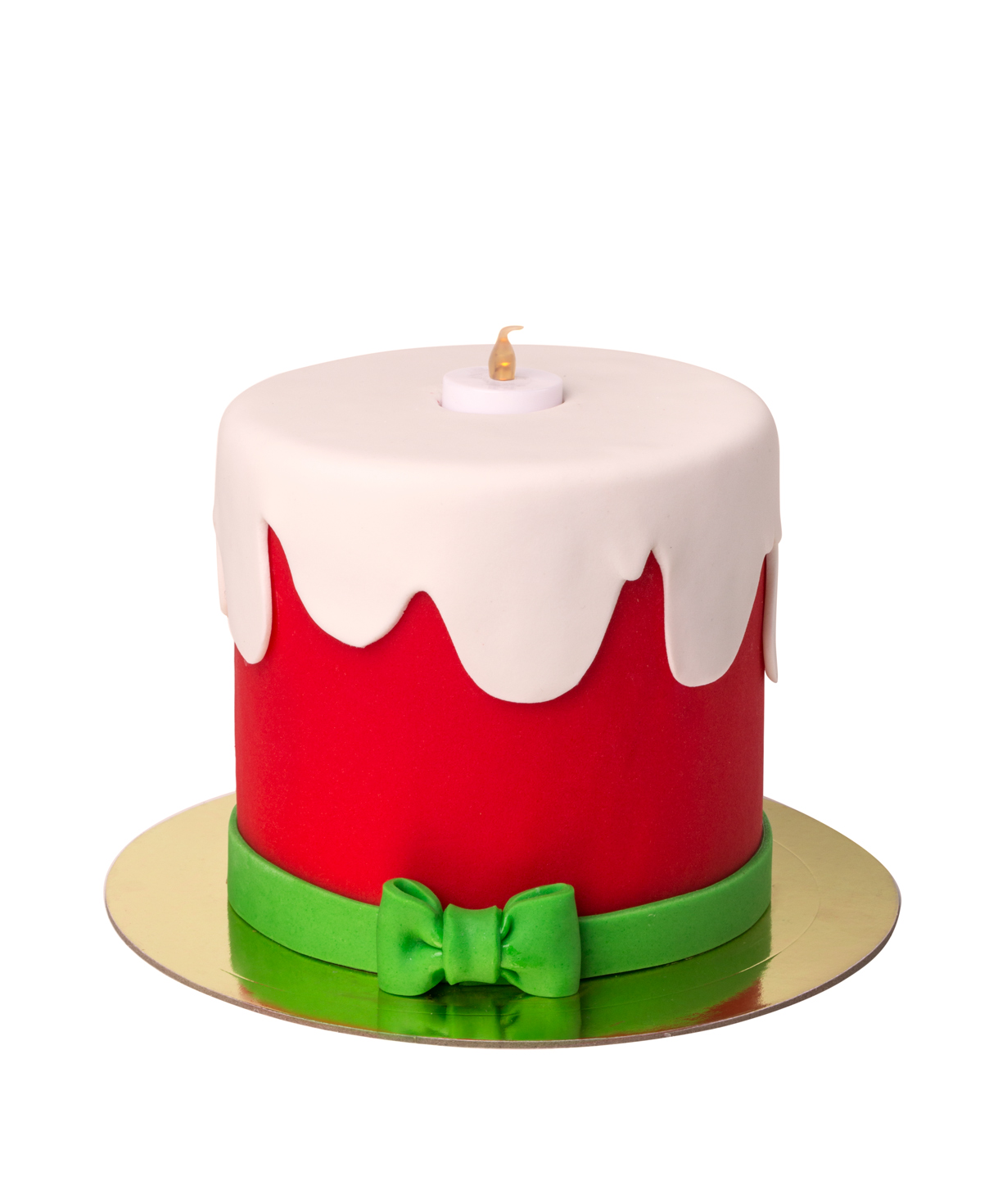 Cake `Christmas candle`
