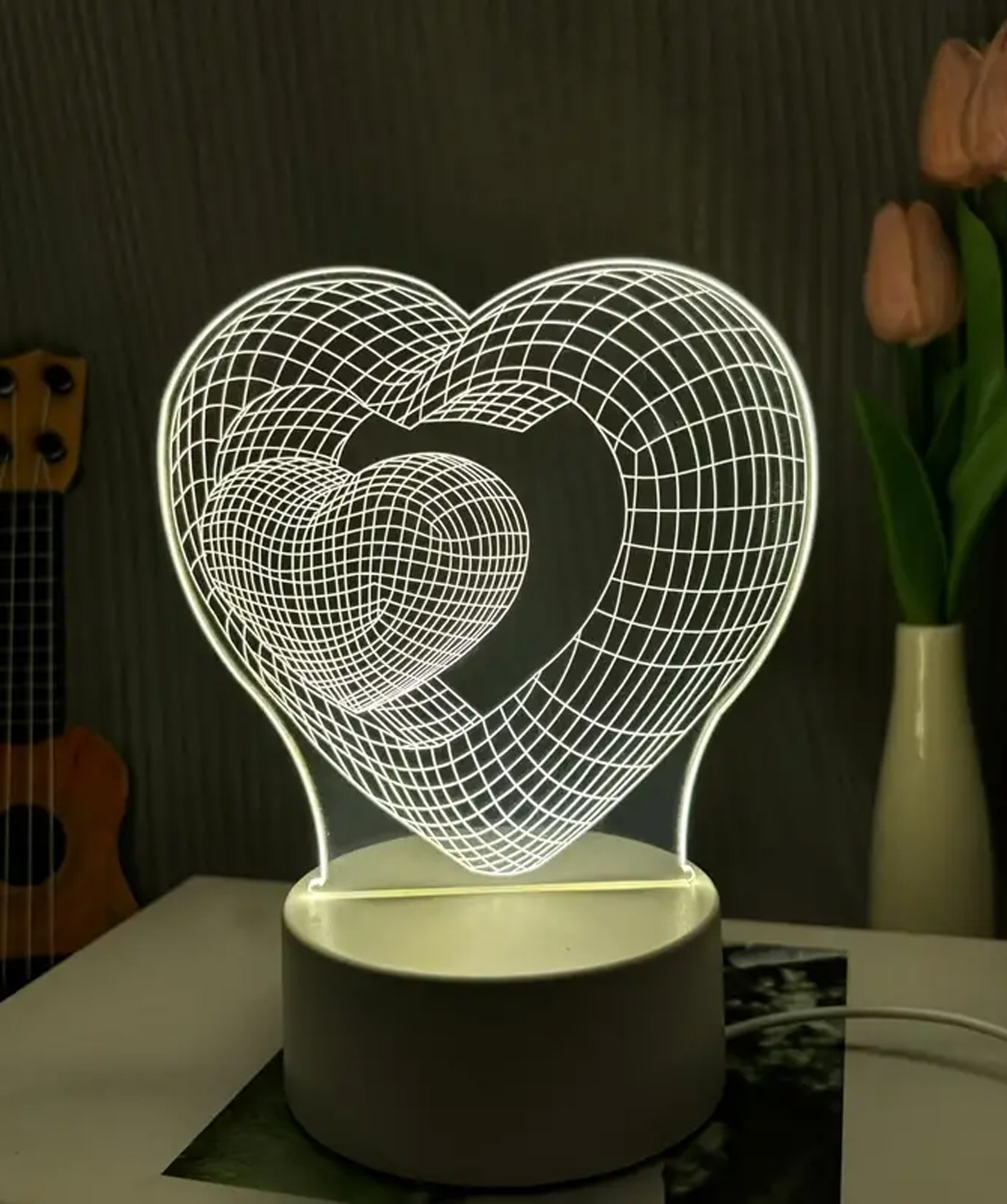 LED Lamp «Gift Store» Heart To Heart