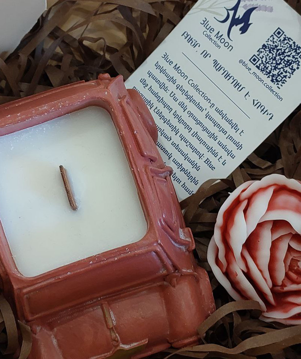 Набор свечей «Blue Moon» Машина моей мечты + Сердце, ароматизированные, №2