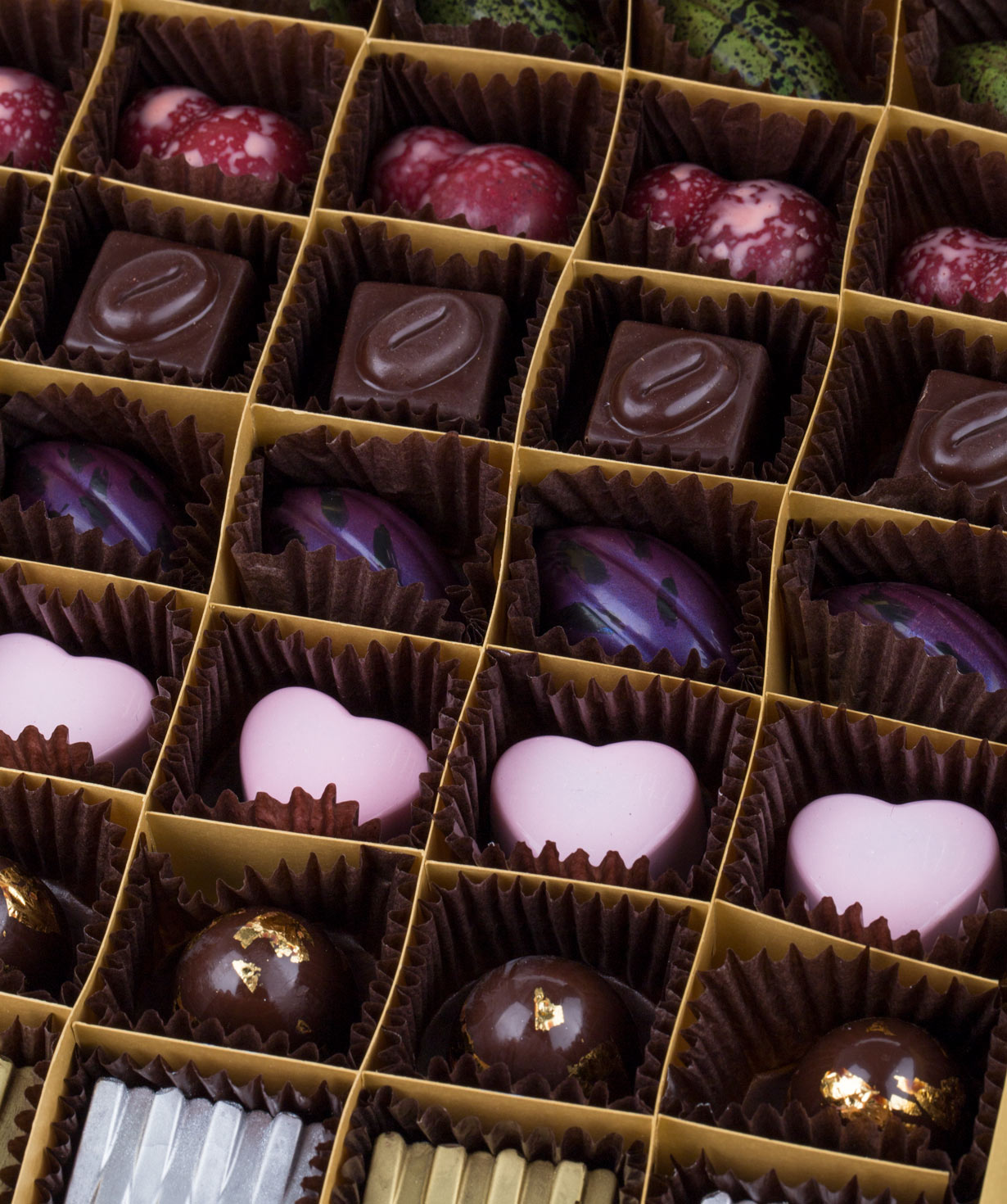 Шоколадная коллекция `Lara Chocolate` черная большая
