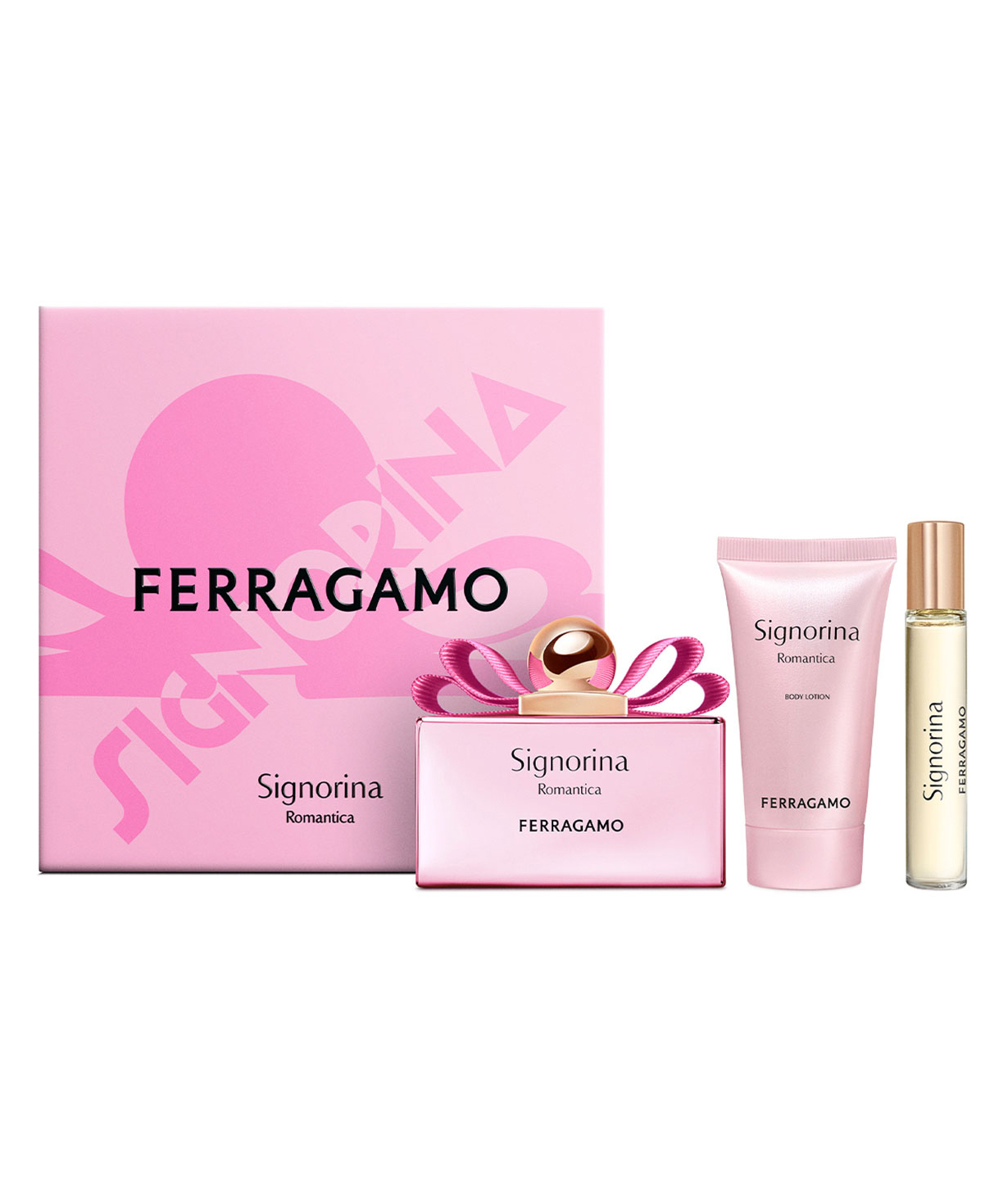 Парфюм «Ferragamo» Signorina Romantica, женский, 100+15+50 мл