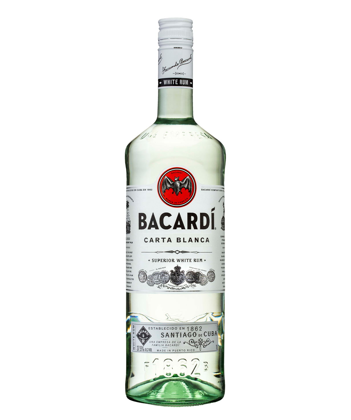 Rum `Bacardi White` 1l