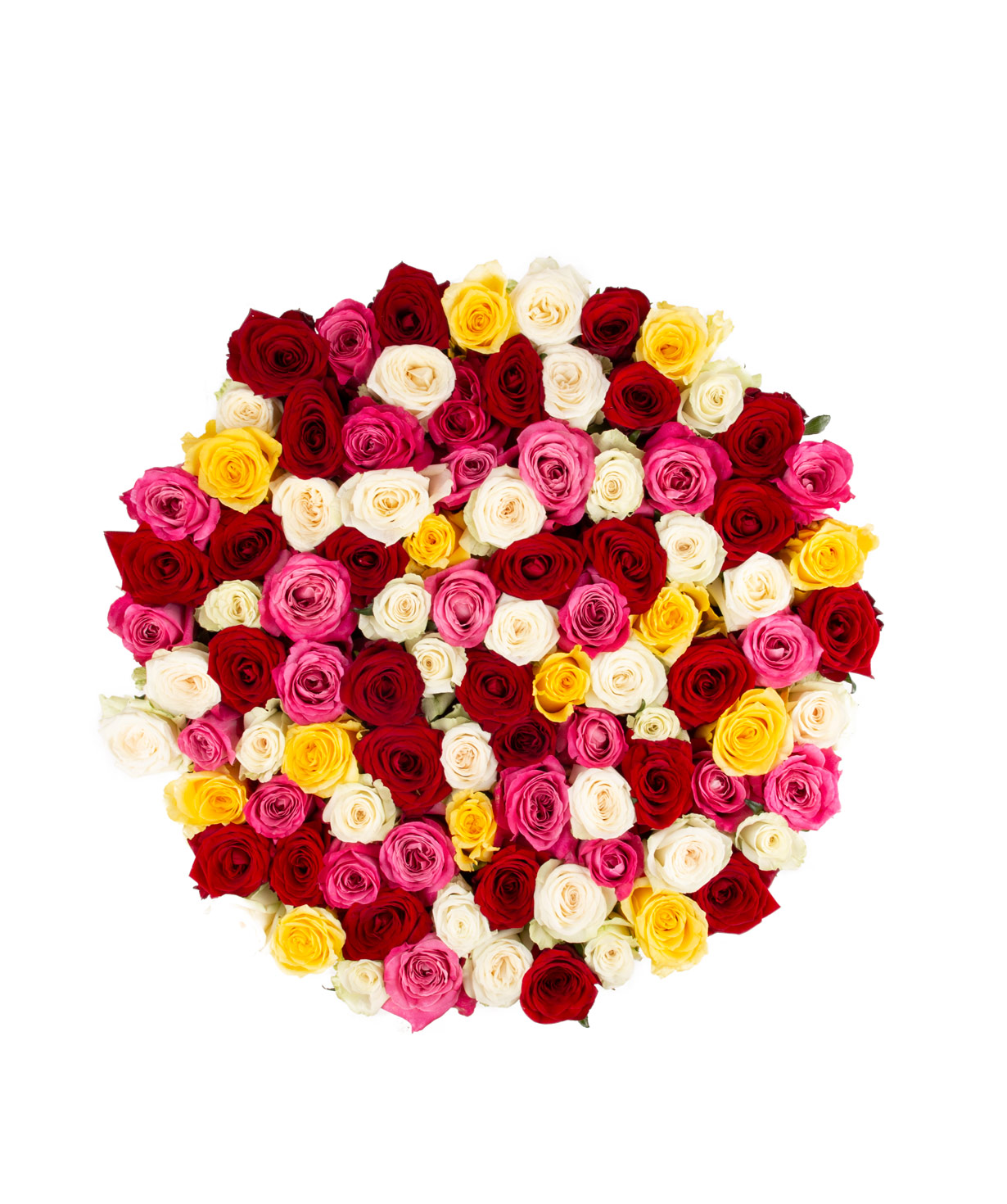 Composition ''Rizziconi'' with roses multicolored