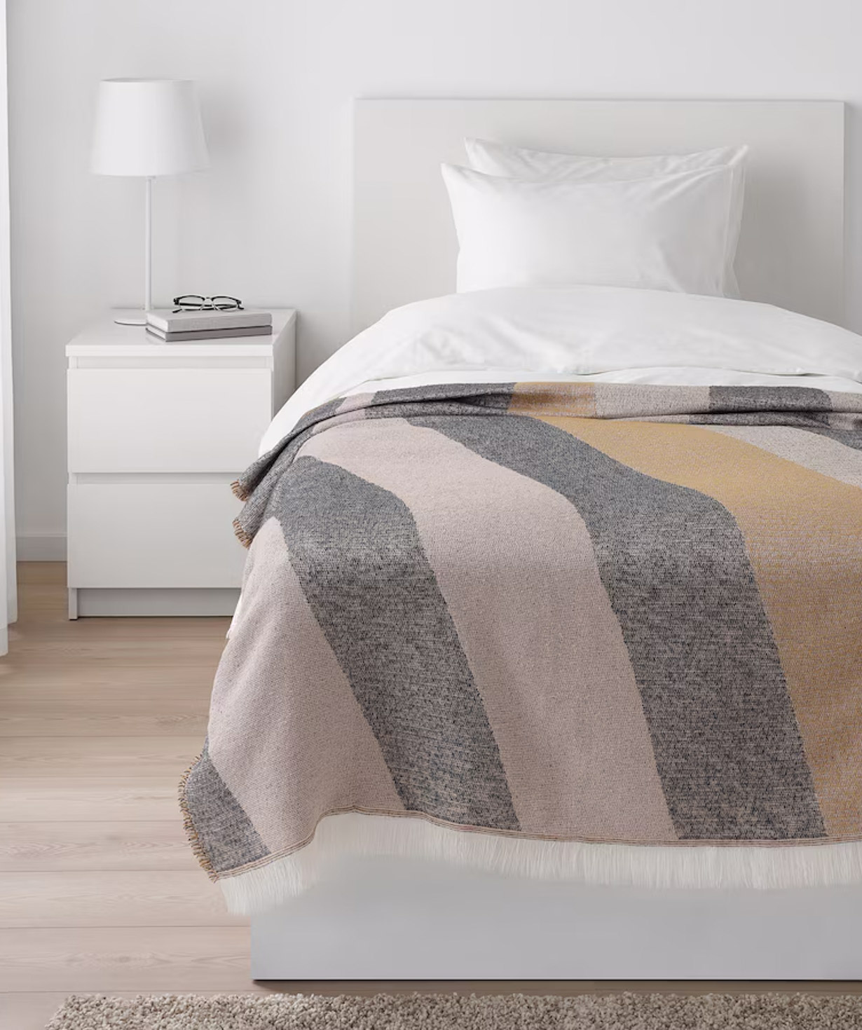 Ծածկոց «Ikea» Vippslide, շագանակագույն, 130 x 170 սմ