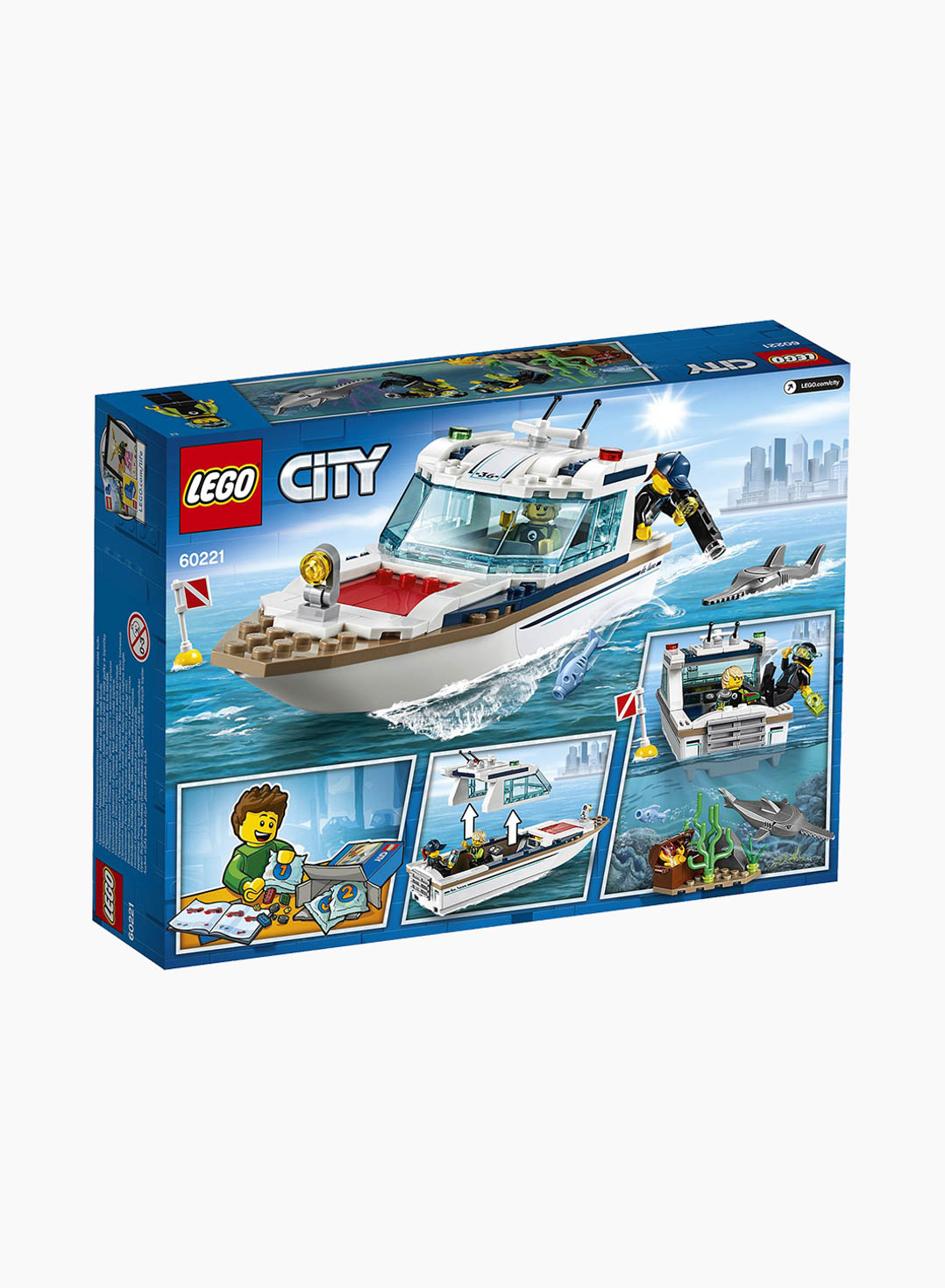 Lego City Конструктор Яхта для дайвинга