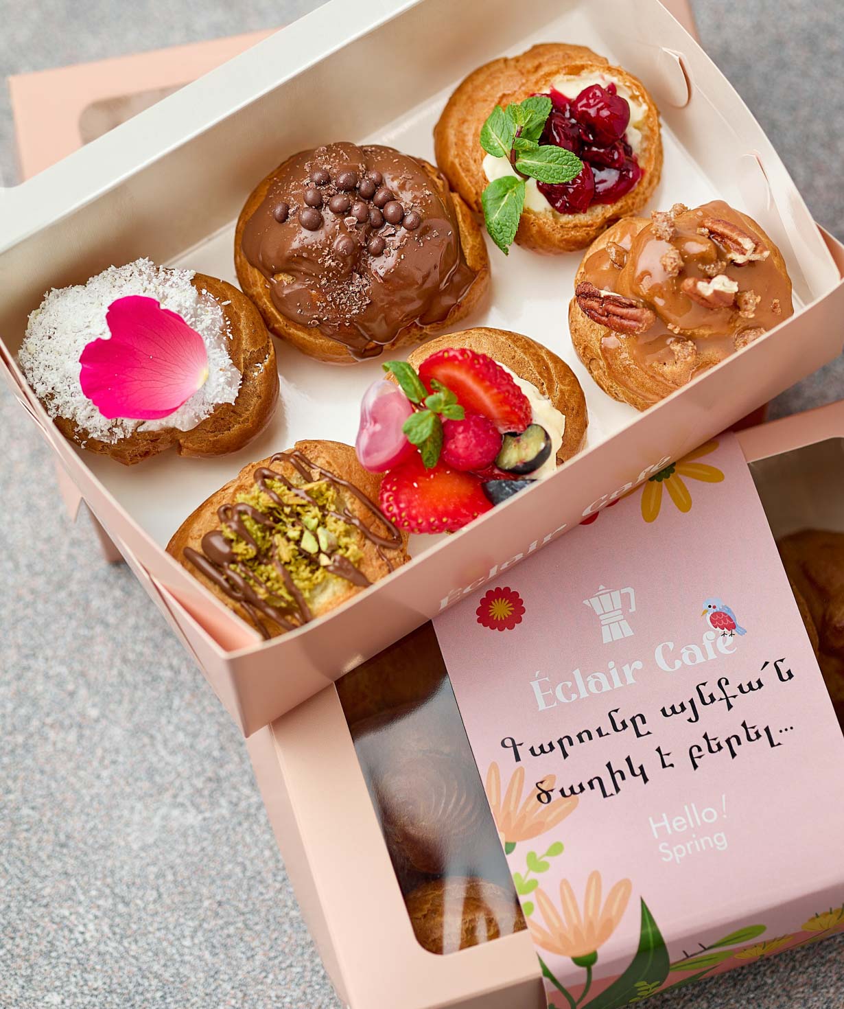 Set «Moka Pot» Eclair, 6 pcs