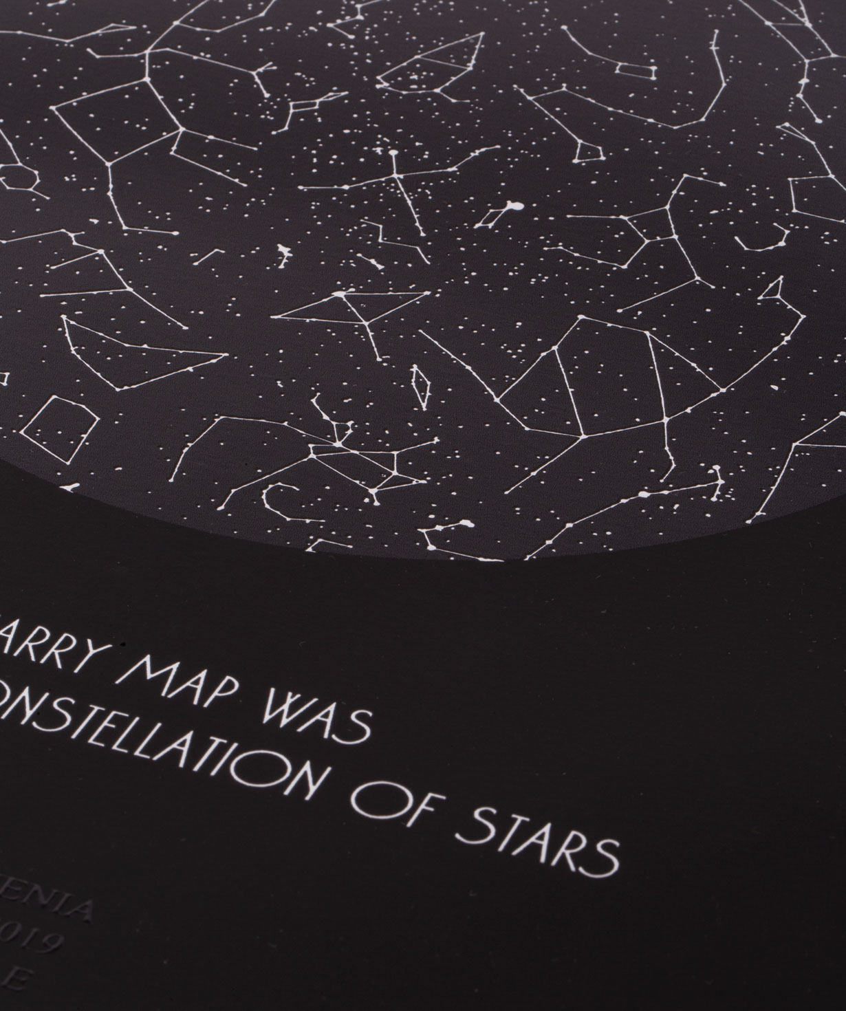 Անհատական աստղային քարտեզ A3 Black Edition (Limited)