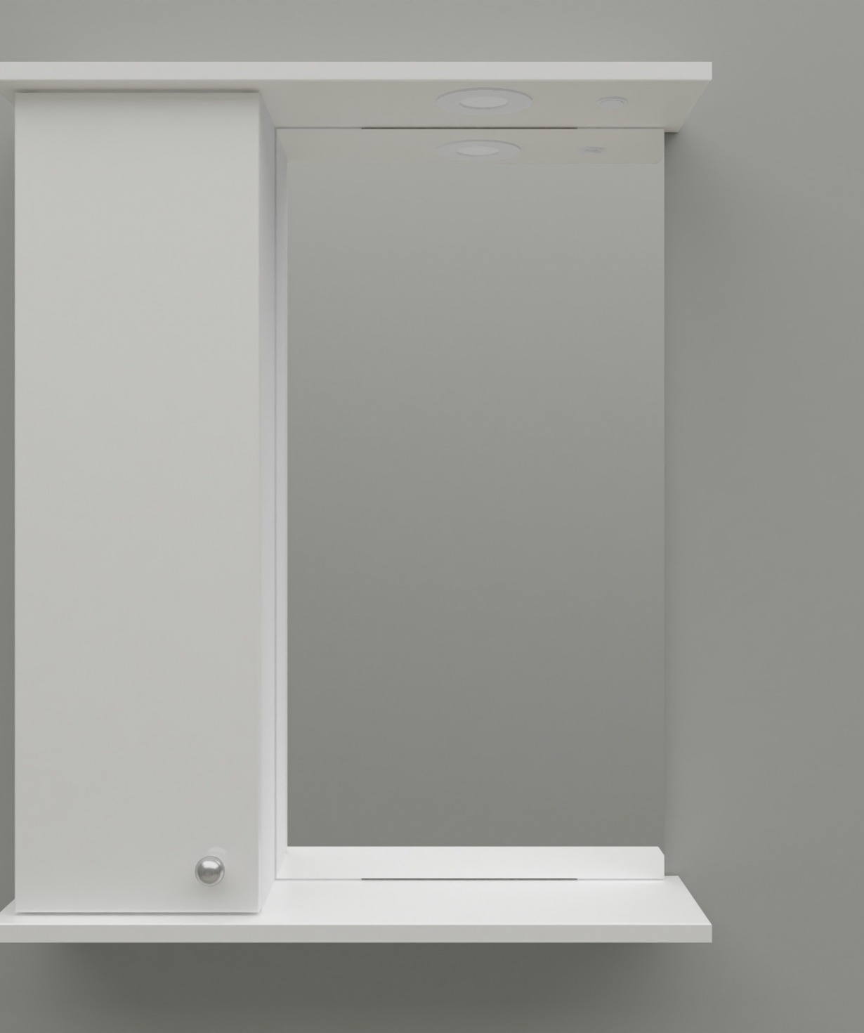 Perla Հայելի Astra, Սպիտակ, 60x73x17սմ, CH1