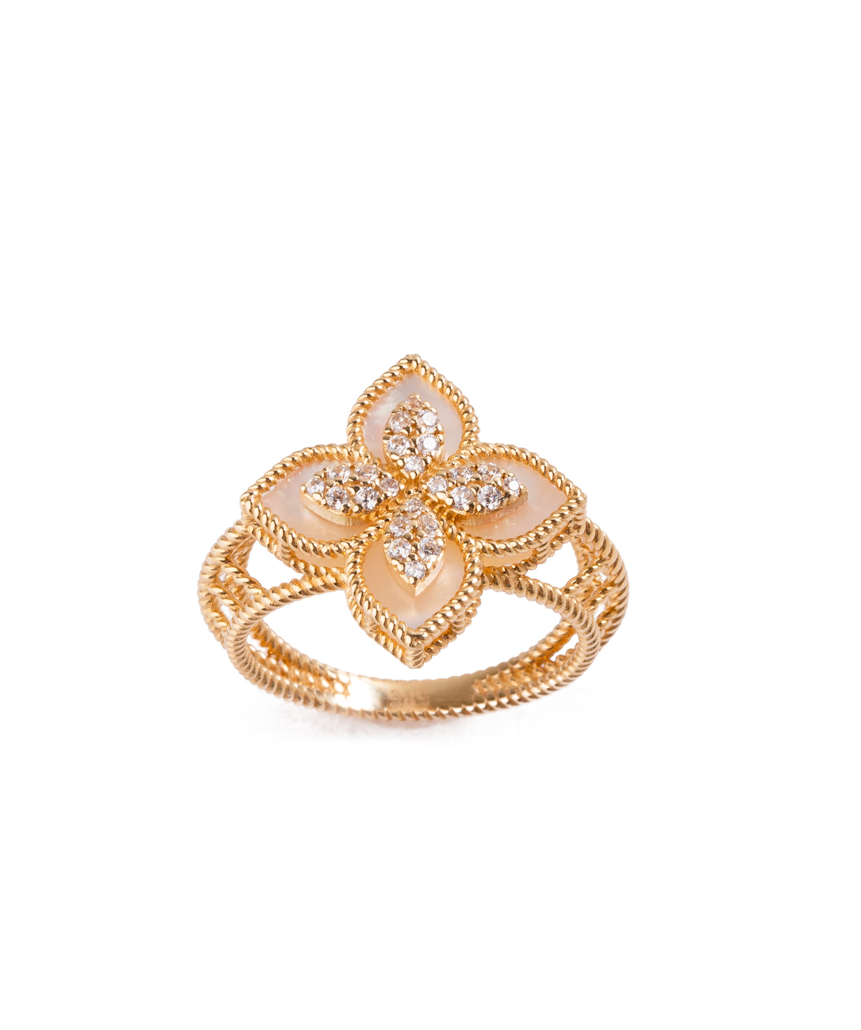 Ring `Less is more` gold №132