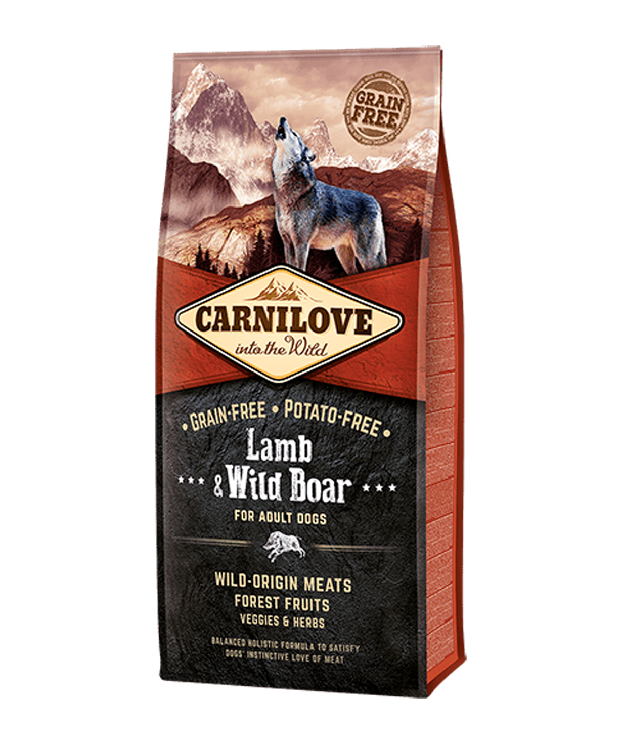 Dog food «Carnilove» lamb and boar, 12 kg