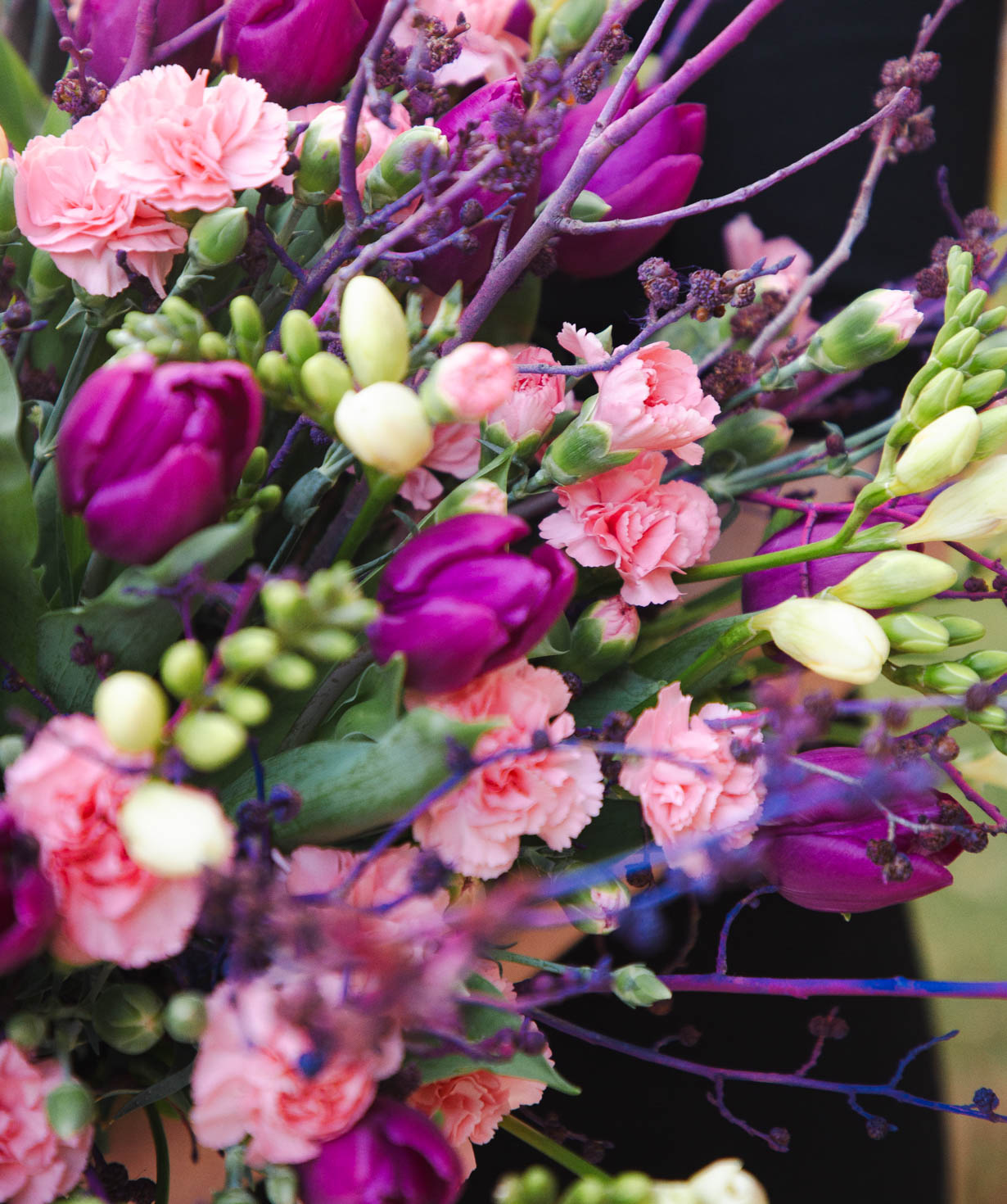 Bouquet «Rügen» with tulips and freesias