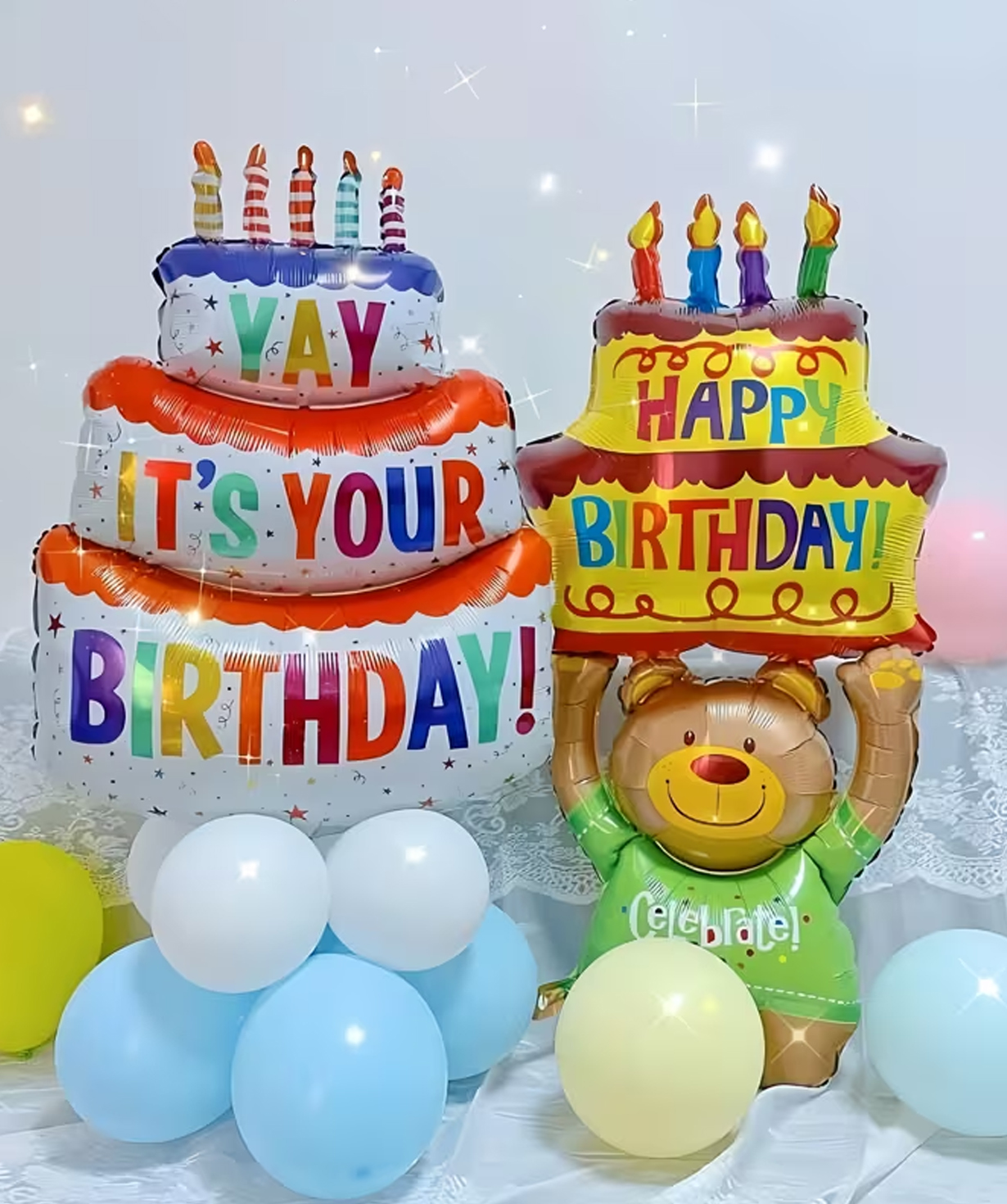 Balloon set «Happy Birthday» 2 pcs