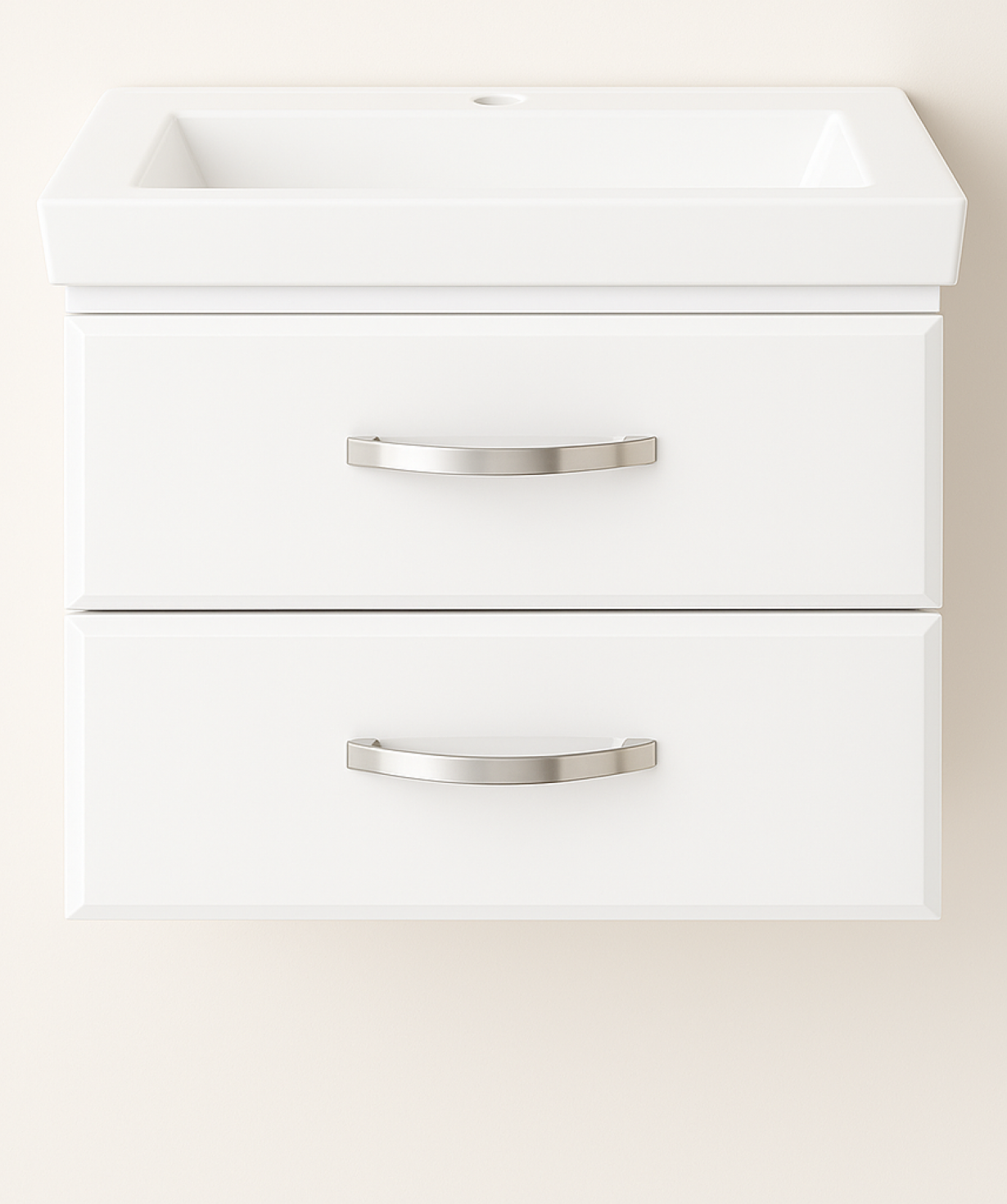 Мебель для ванной комнаты «Perla» Smile-Alvand 60, белая, глянцевая