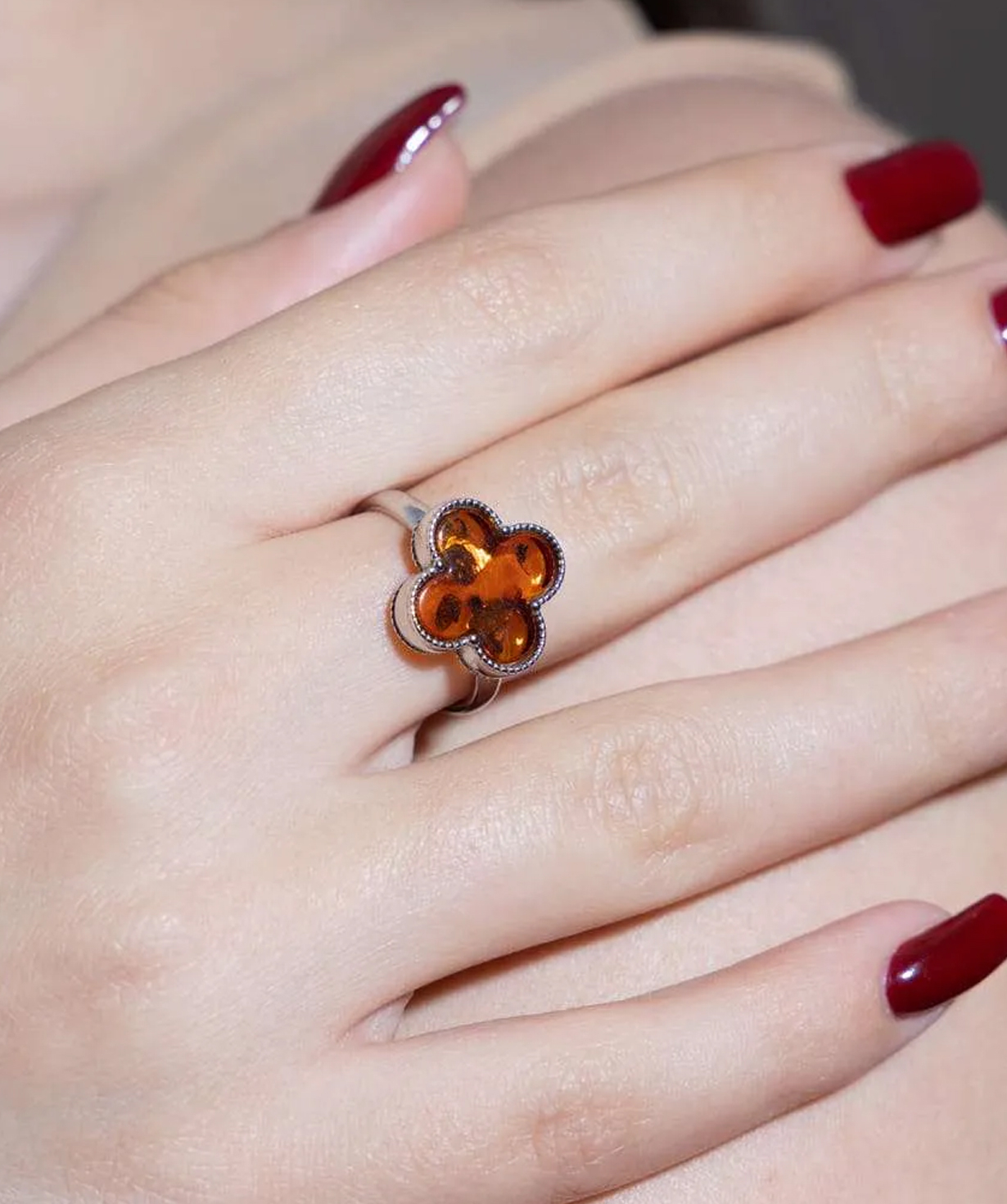 Silver ring «SiaMoods» SR172 18