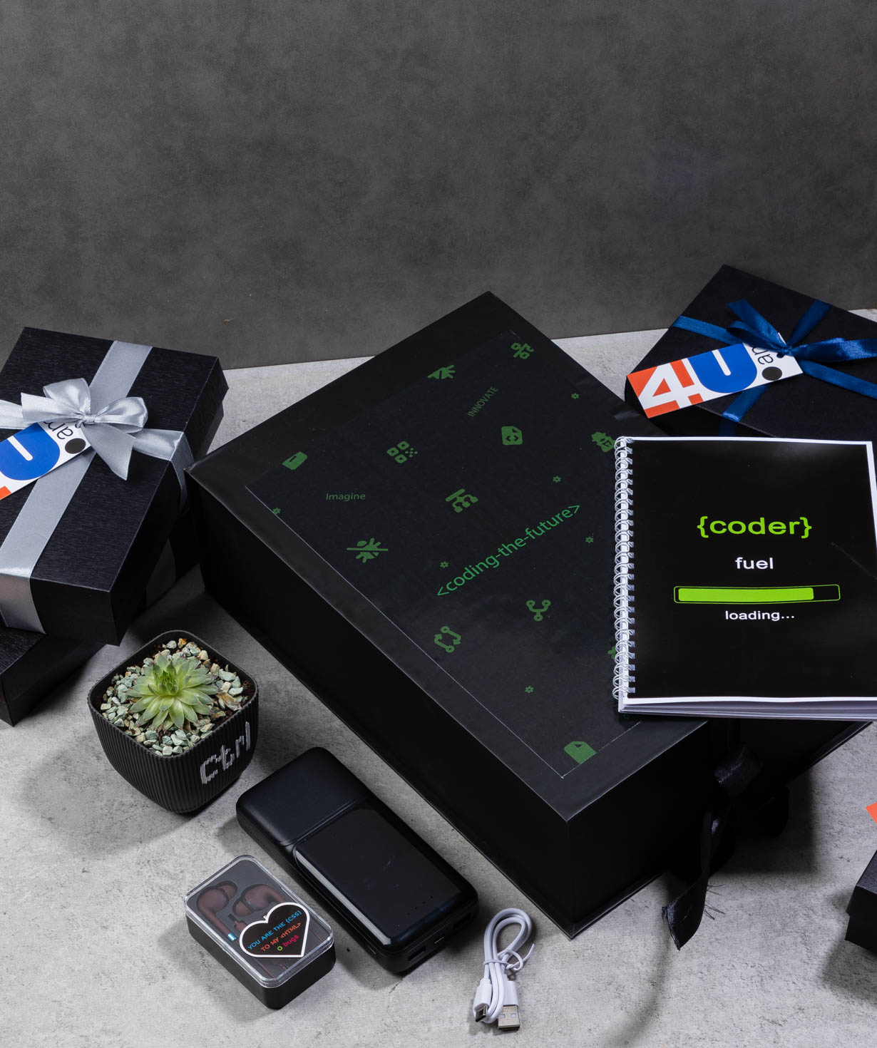 Gift box «THE BOX» for the programmer №662