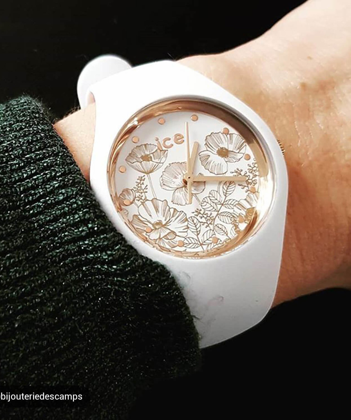 Часы `Ice-Watch` ICE flower - Spring white