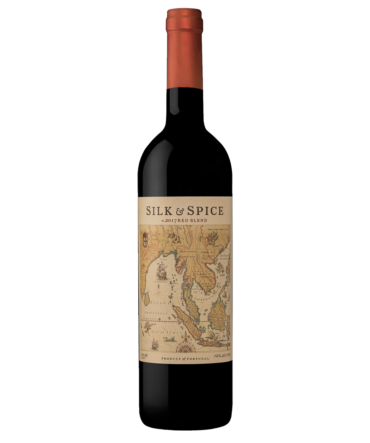Wine ''Silk&Spice'' red semi-dry 750 ml
