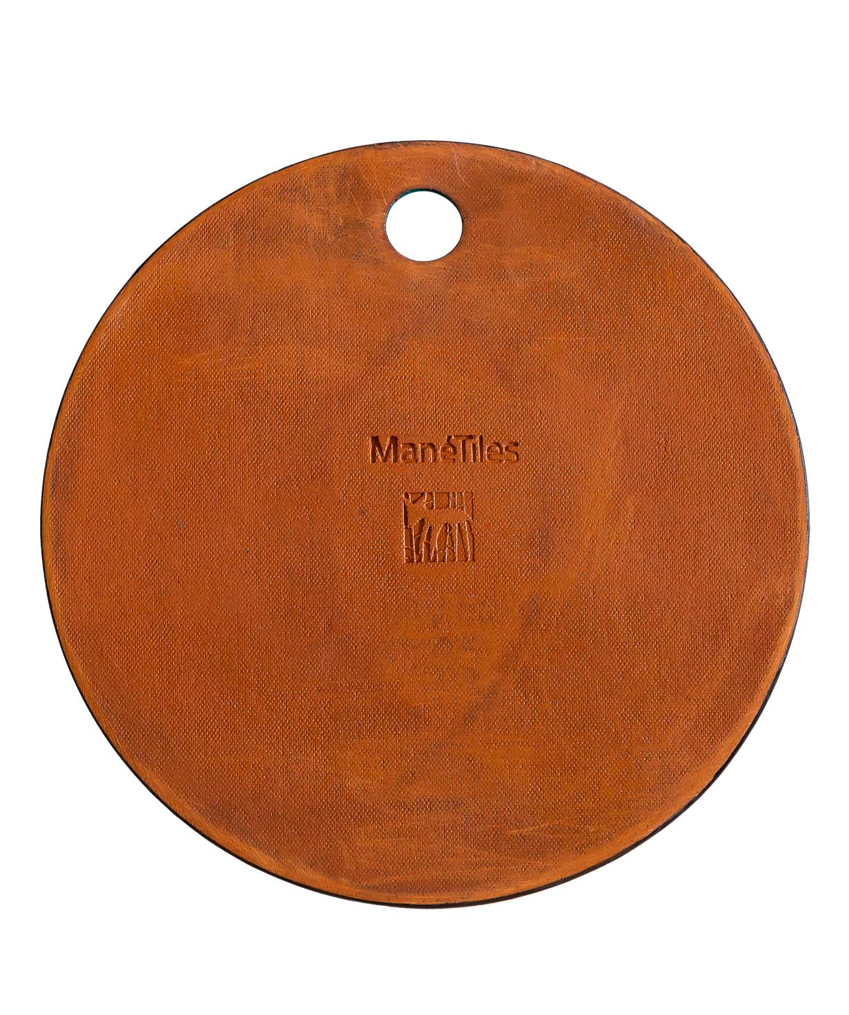 Cheese plate `ManeTiles` decorative, ceramic №42