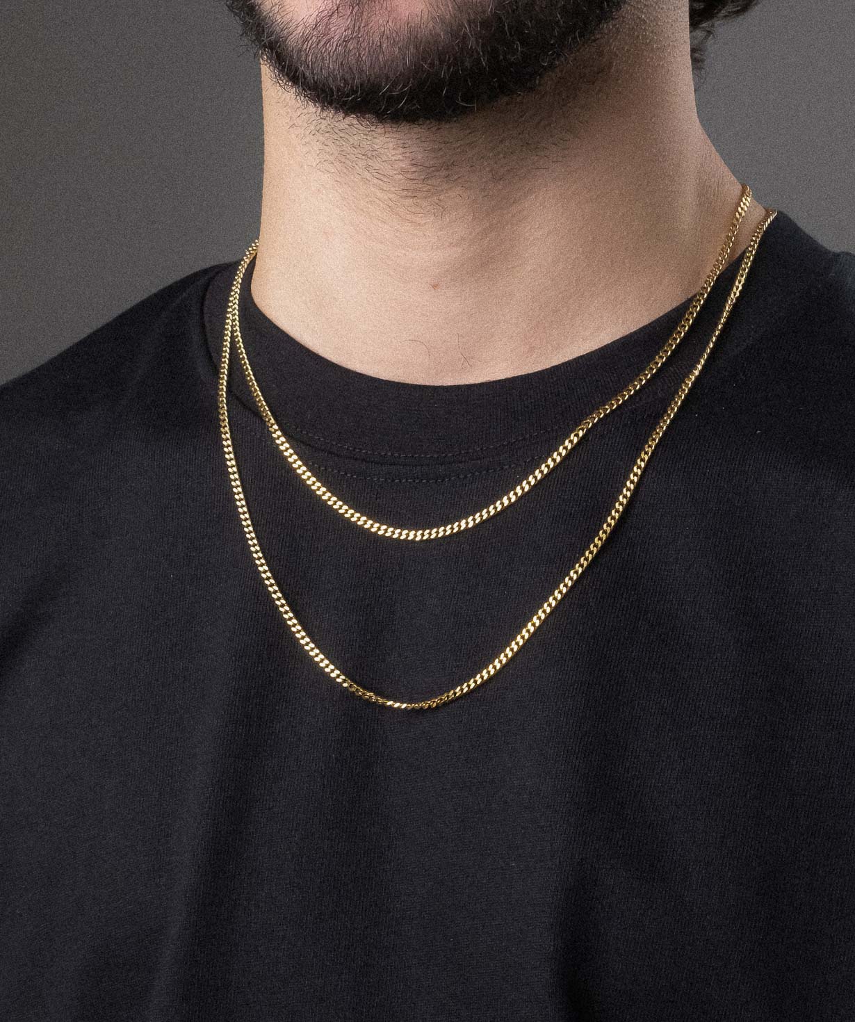 Men's necklace ''Rougecoco''
