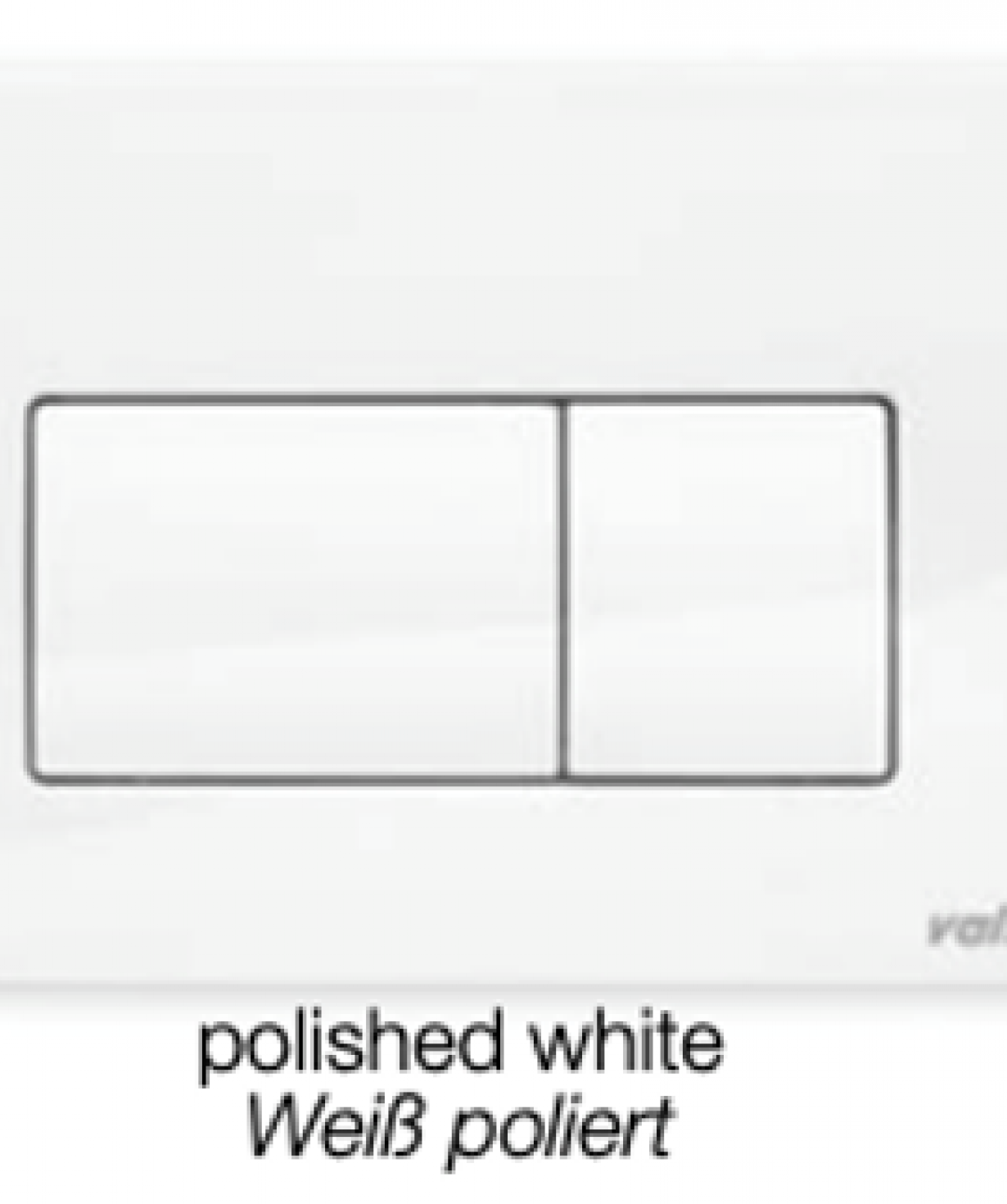 VALSIR VS0871300 P1 PLATE MATT WHITE MECHANICAL
