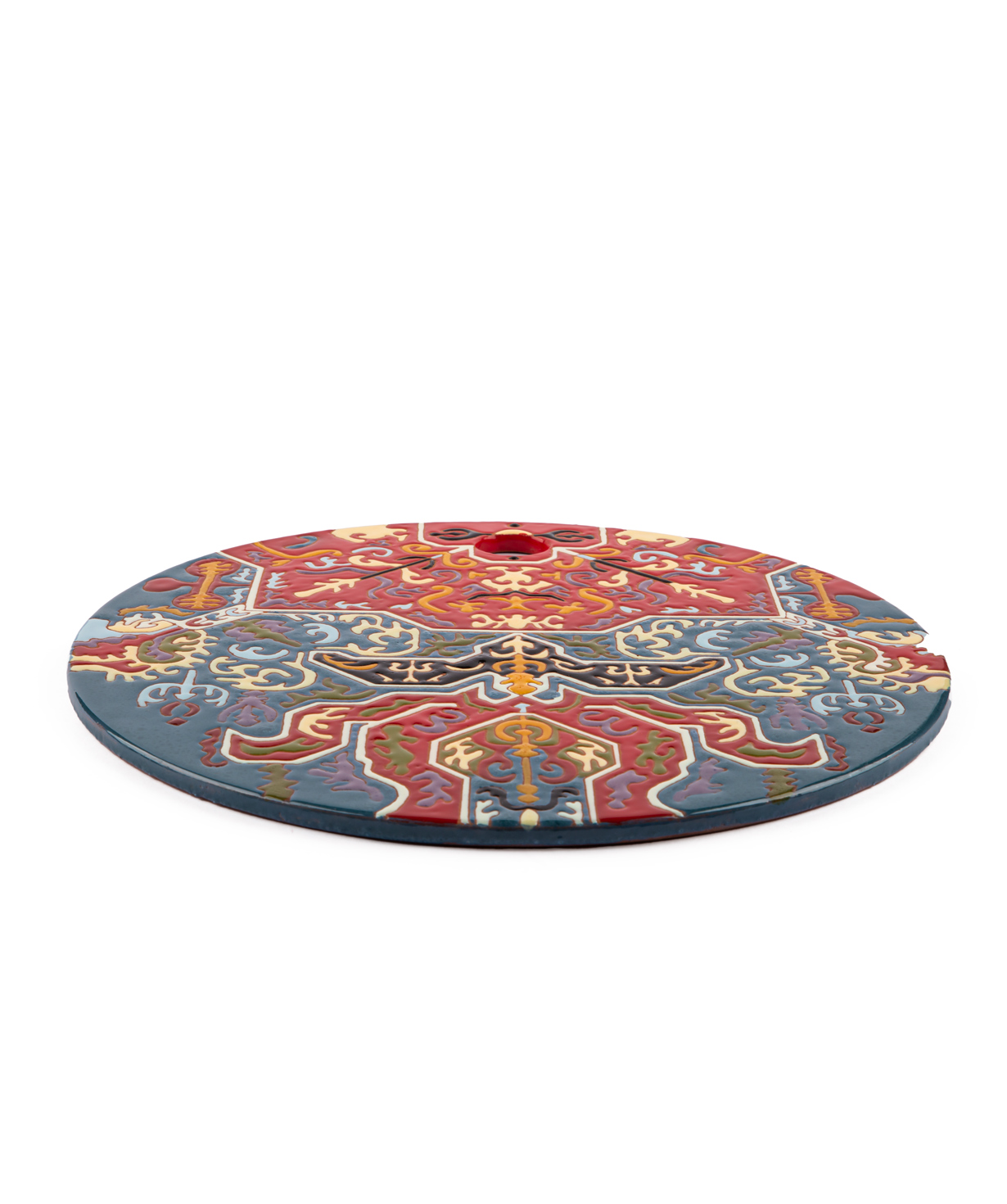 Сервировочная тарелка `ManeTiles` декоративная, керамическая №19