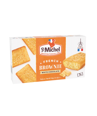 Բիսկվիթներ St. Michel Brownie White  Chocolate, 210 գ